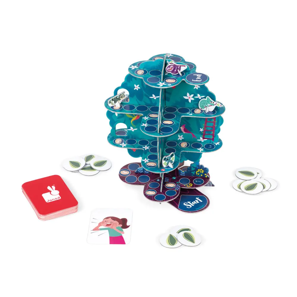 Janod Wwf Tree Of Life Forest Racing Board Game 1