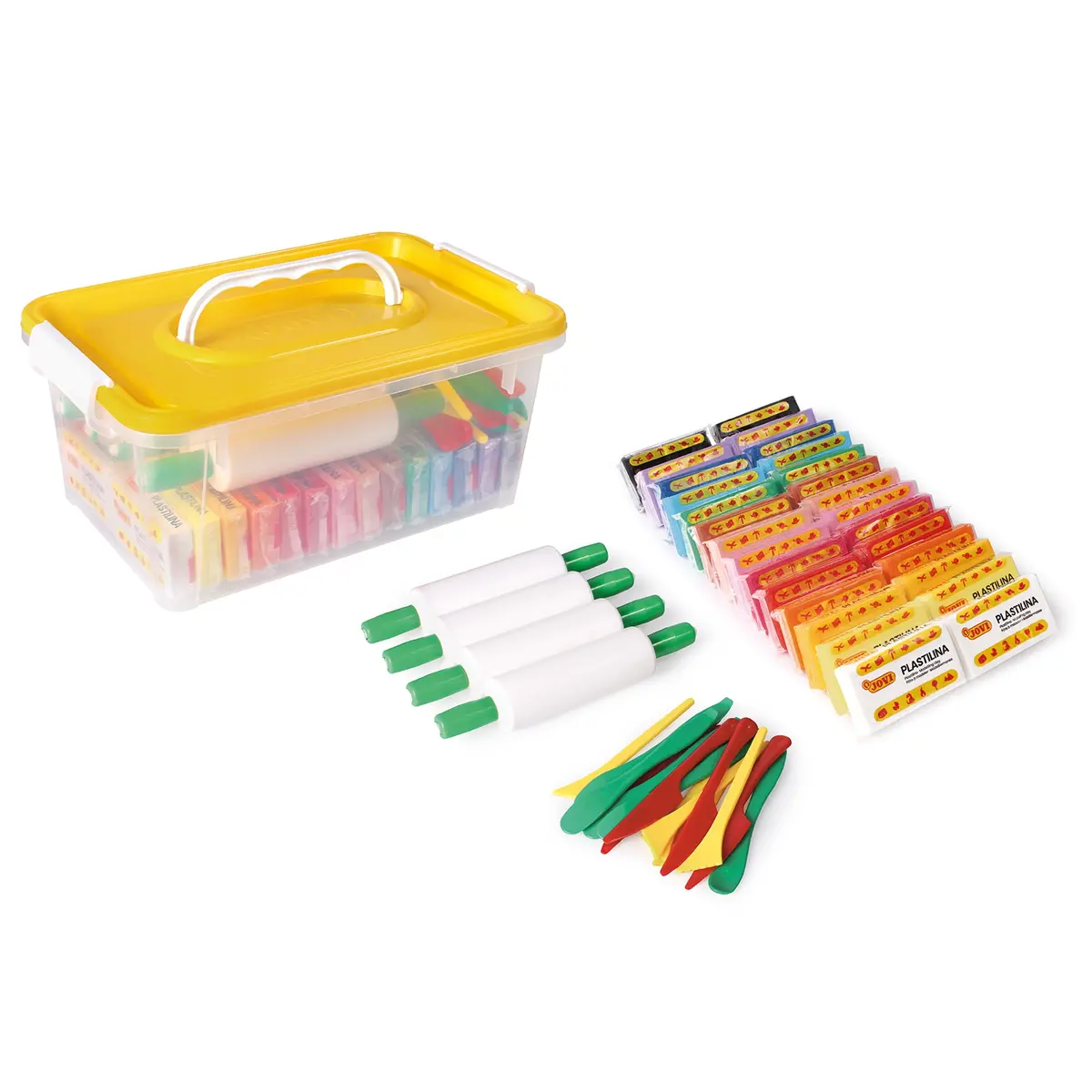 Jovi Plastilina Non-Dry Modeling Clay School Pack - Assorted Colors 1