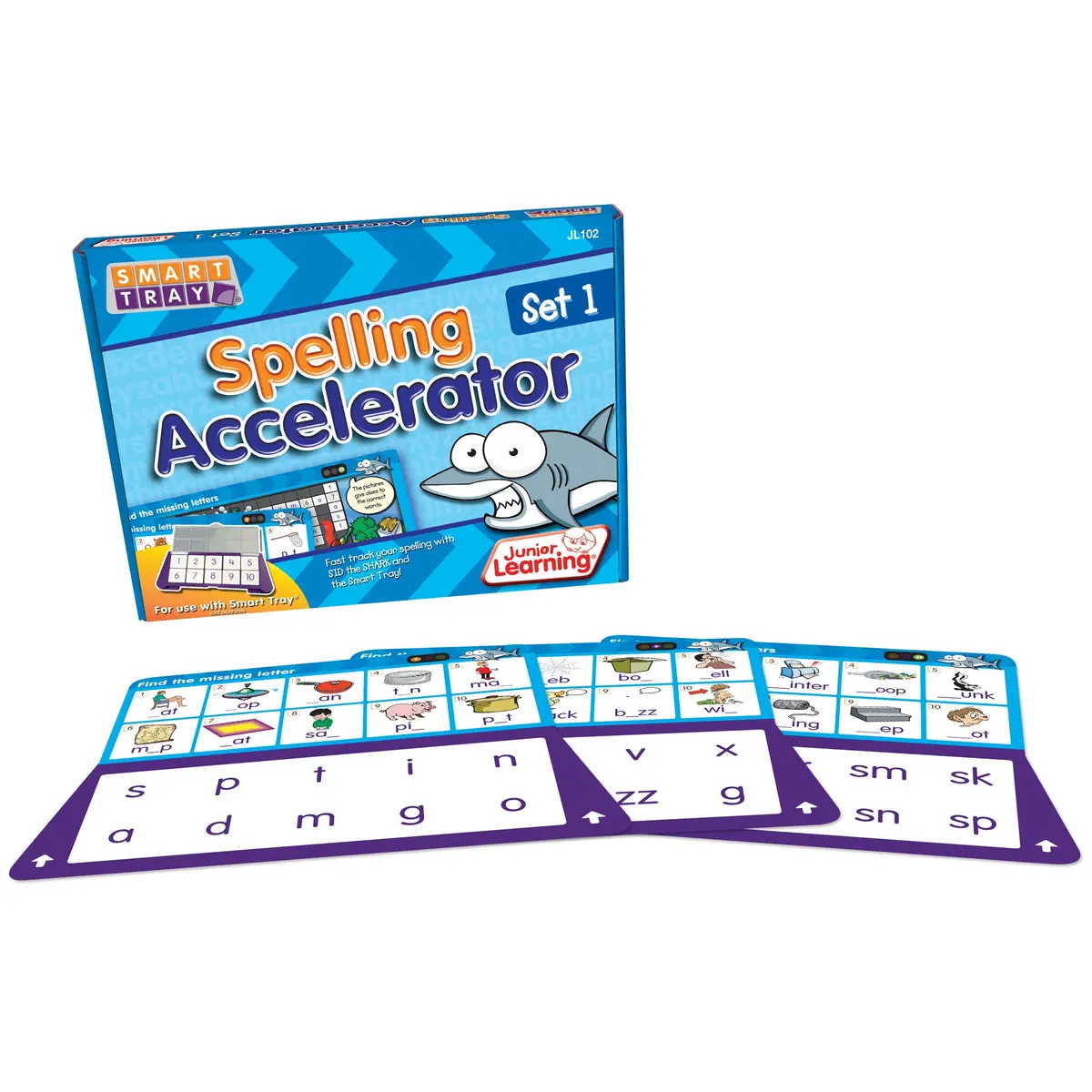 Junior Learning Smart Tray Spelling Accelerator Set 1 - Educational Toy 1