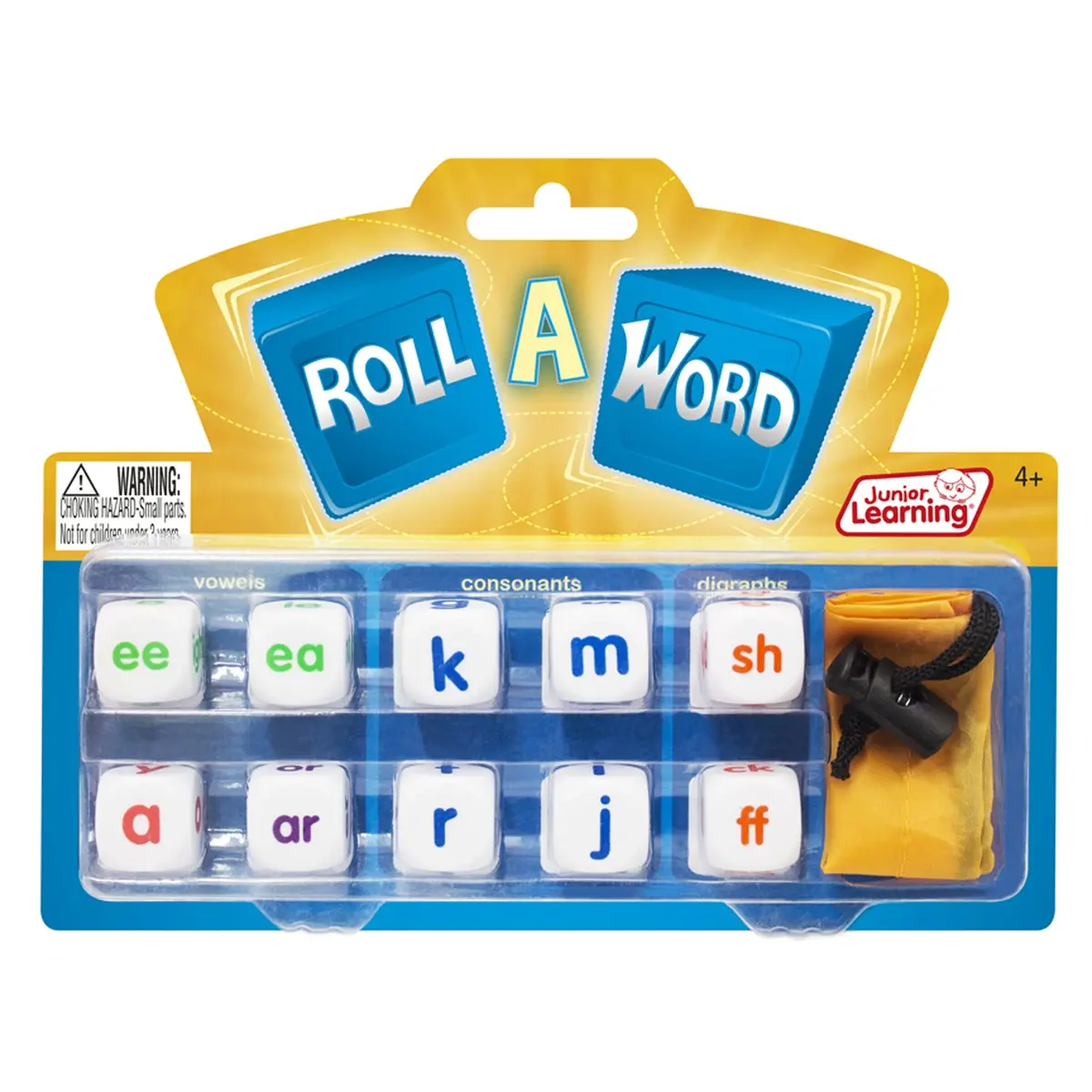 Junior Learning Roll A Word Dice Game - Colorful Educational Toy For Kids 2
