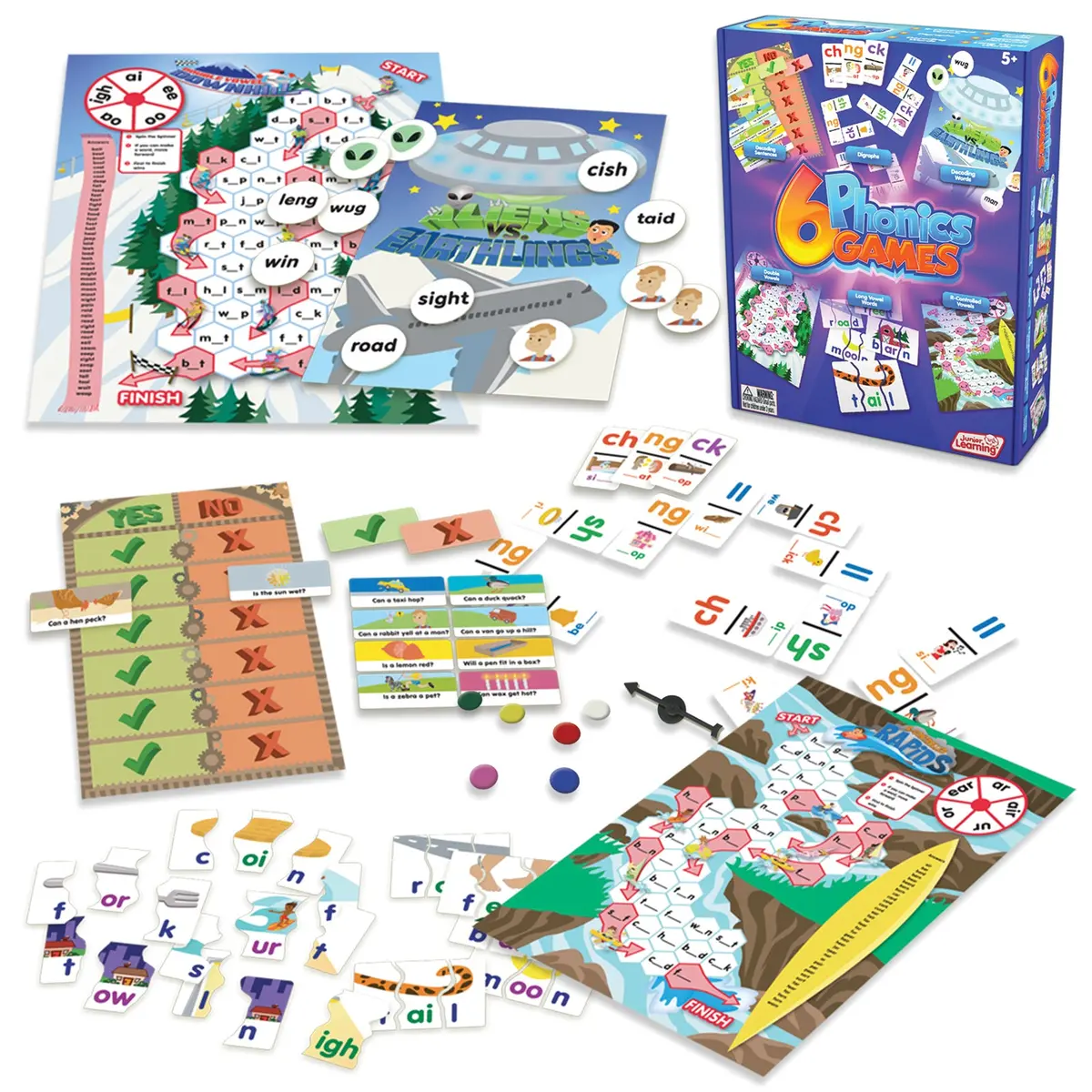 Junior Learning Phonics Extravaganza - 6 Interactive Learning Games 1