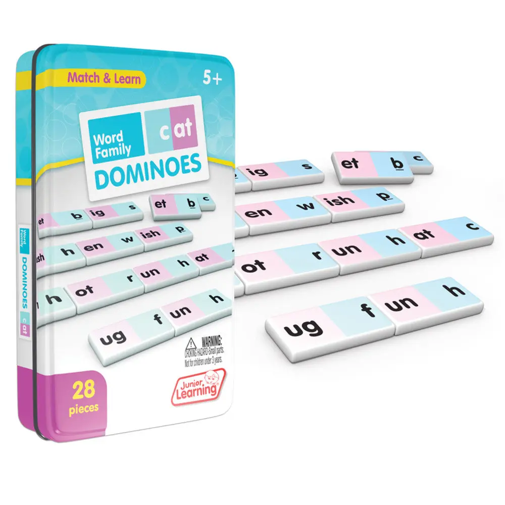 Junior Learning Word Family Dominoes - Educational Reading Game 1
