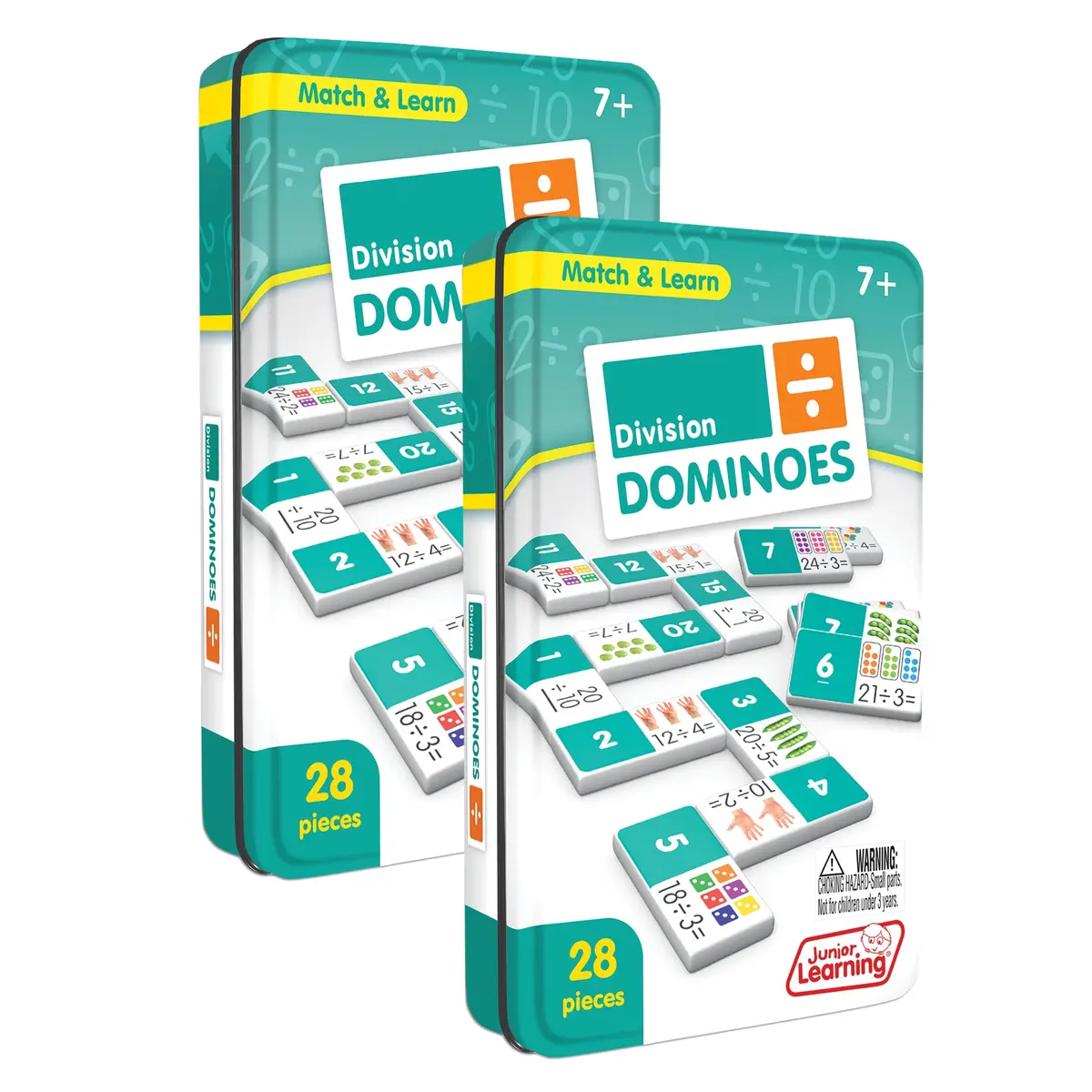 Junior Learning Division Whiz Match & Learn Dominoes - Double Fun Pack 1