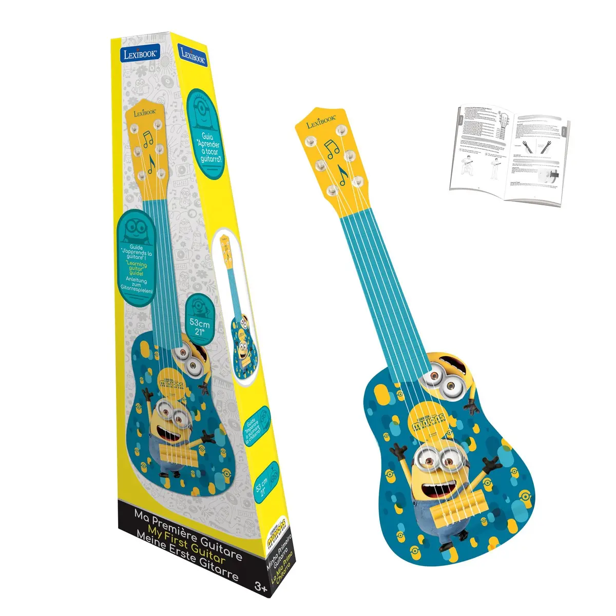 Playtive Junior Blue/Yellow Minions-Themed First Guitar 1