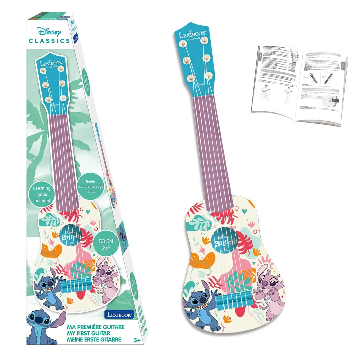 Disney Stitch Themed Plastic Guitar For Young Musicians 1