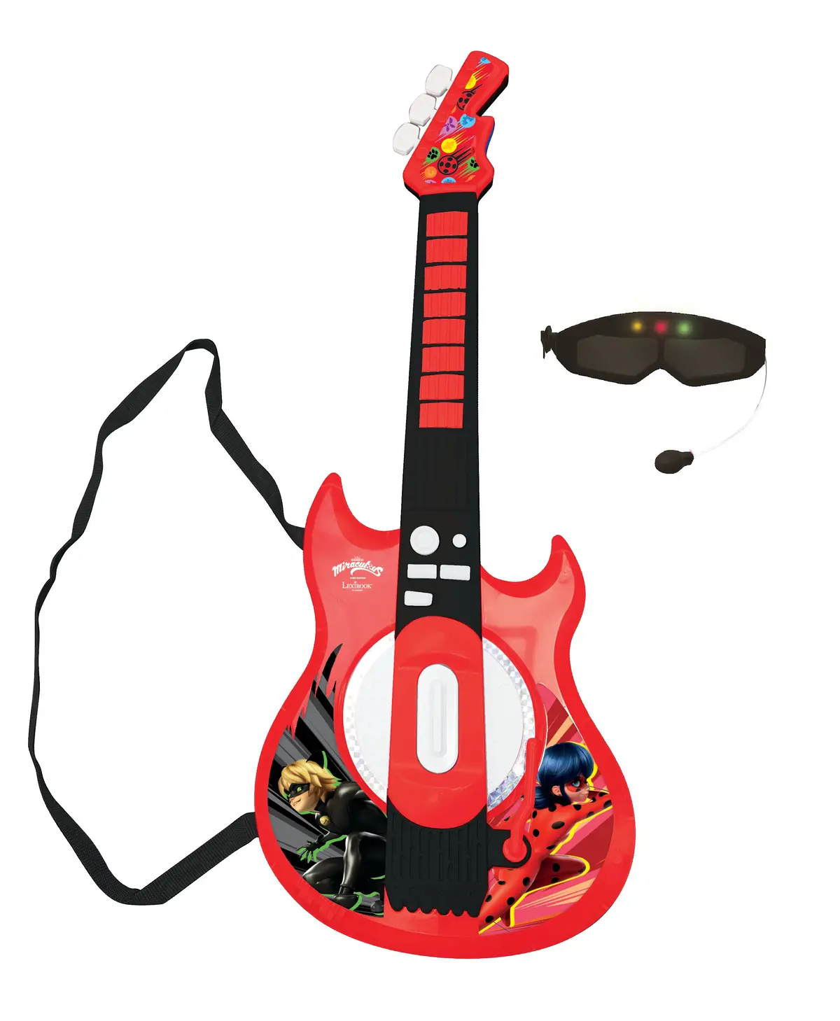Miraculous Electronic Lighted Guitar - Kid's Musical Toy 1