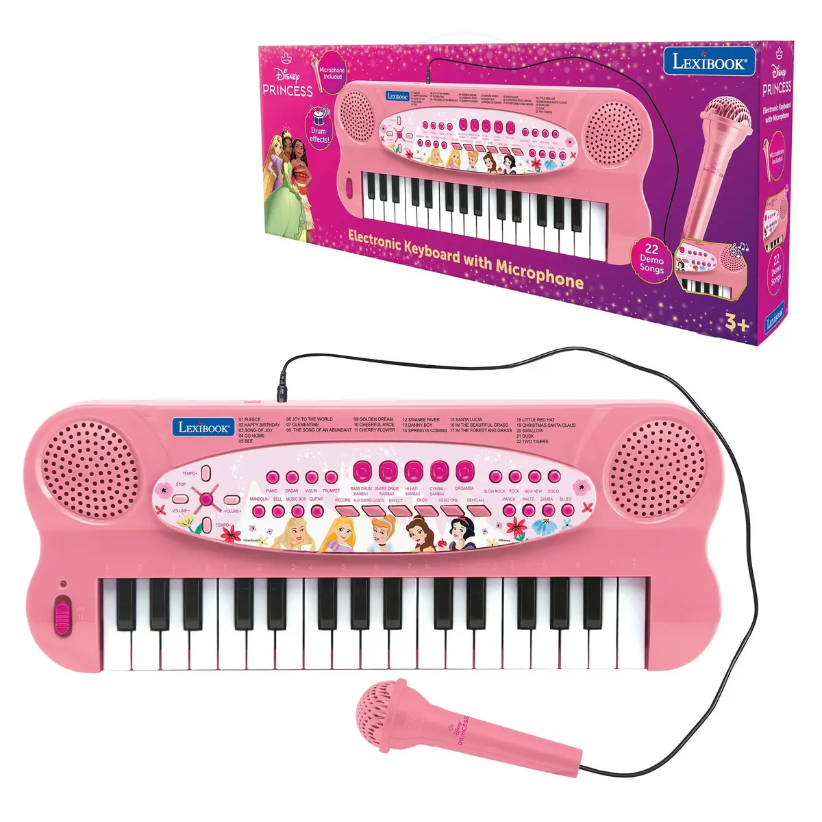 Disney Princess Enchanted Electronic Keyboard With Microphone 1