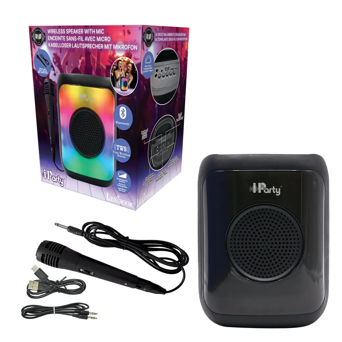 Lexibook Small Size Flame Bluetooth® Speaker With Mic 1