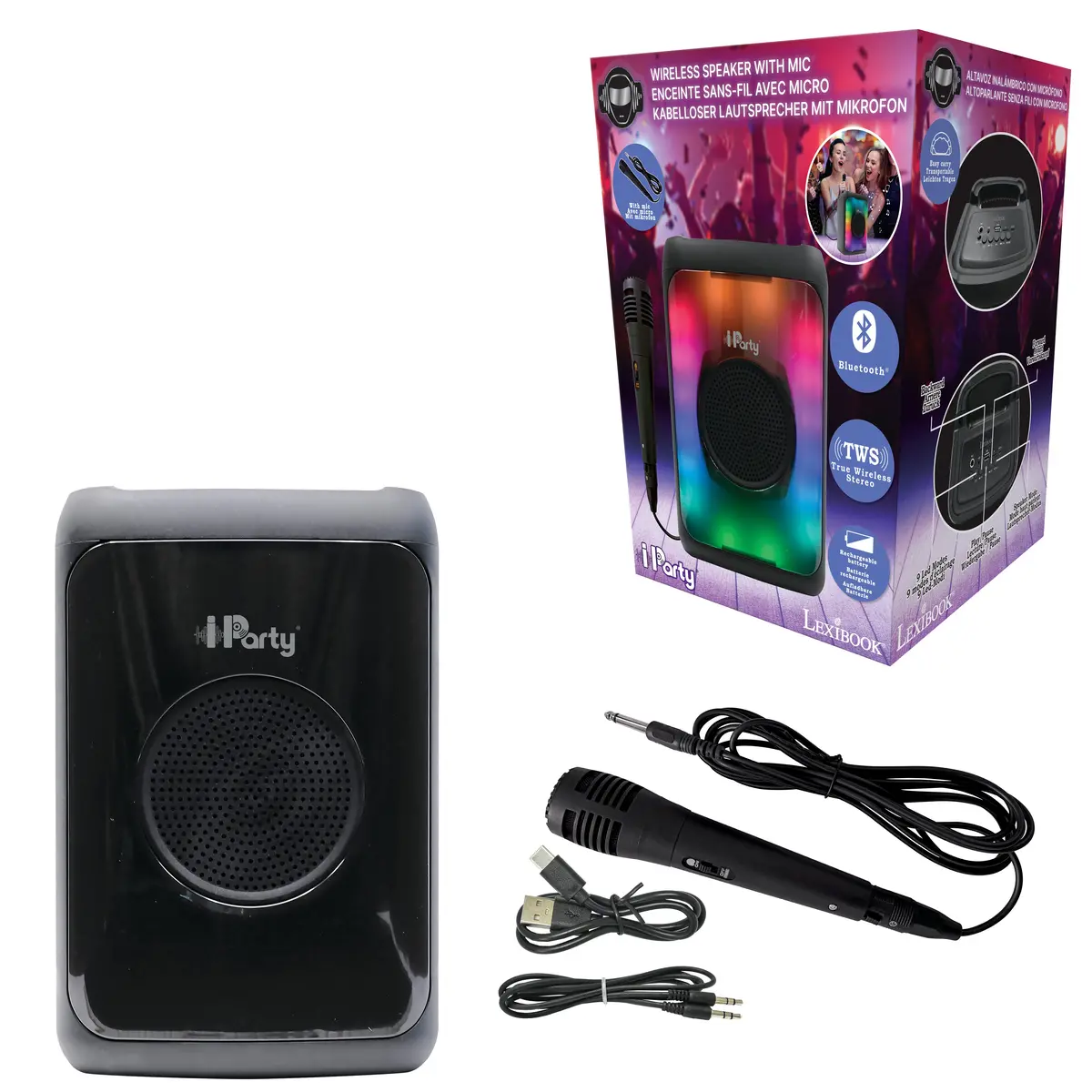 Lexibook Medium Size Flame Bluetooth® Speaker With Mic 1