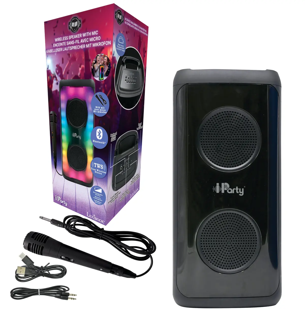 Lexibook Large Size Flame Bluetooth® Speaker With Mic 1