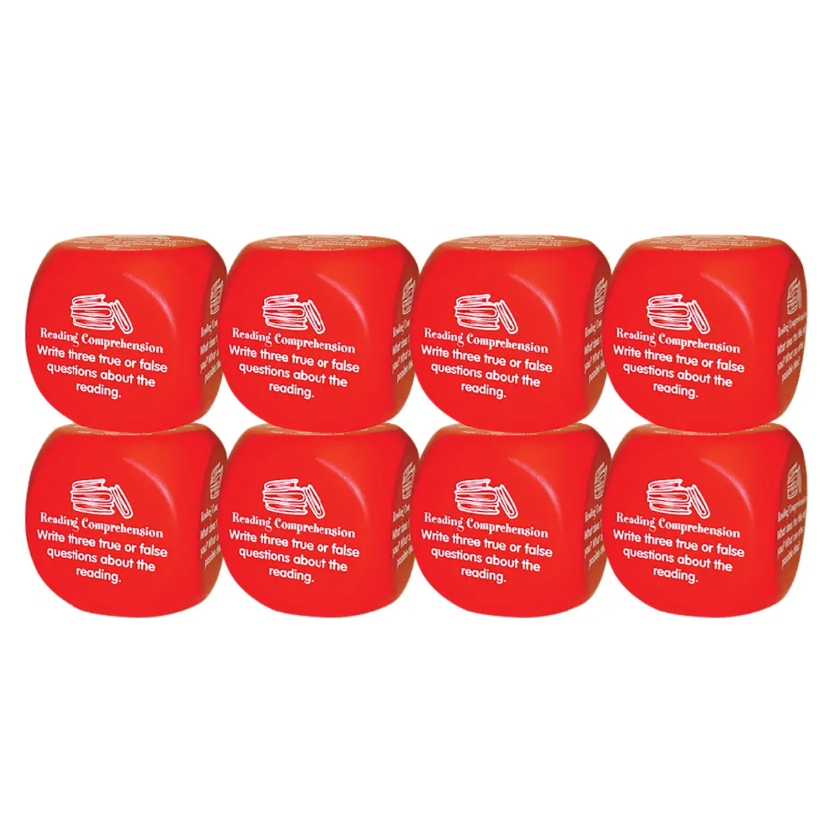 Kagan Publishing Reading Comprehension Cube - Super-Fun Learning - Set Of 8 1