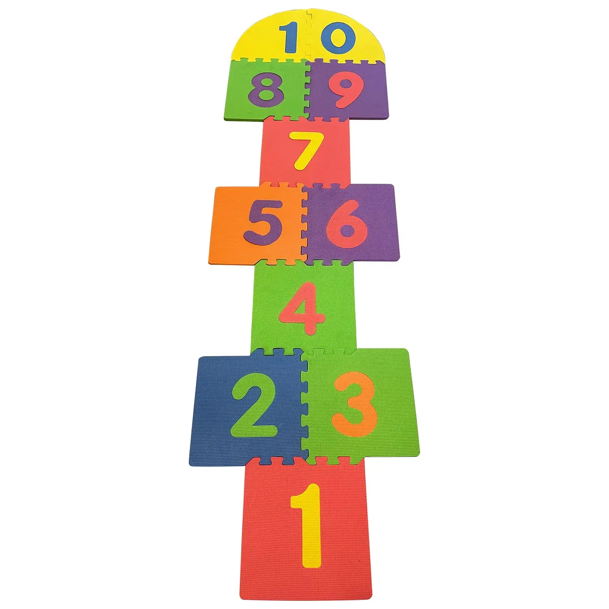 Kore Design Foam Play Mat For Kids Interlocking Hopscotch (12.6×12.6X0.40") 1
