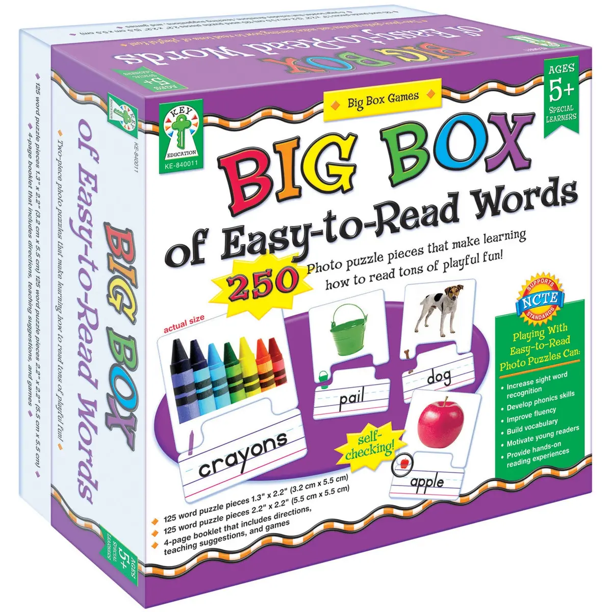 Carson Dellosa Big Box Of Easy-To-Read Words - Educational Board Game For Kids 1