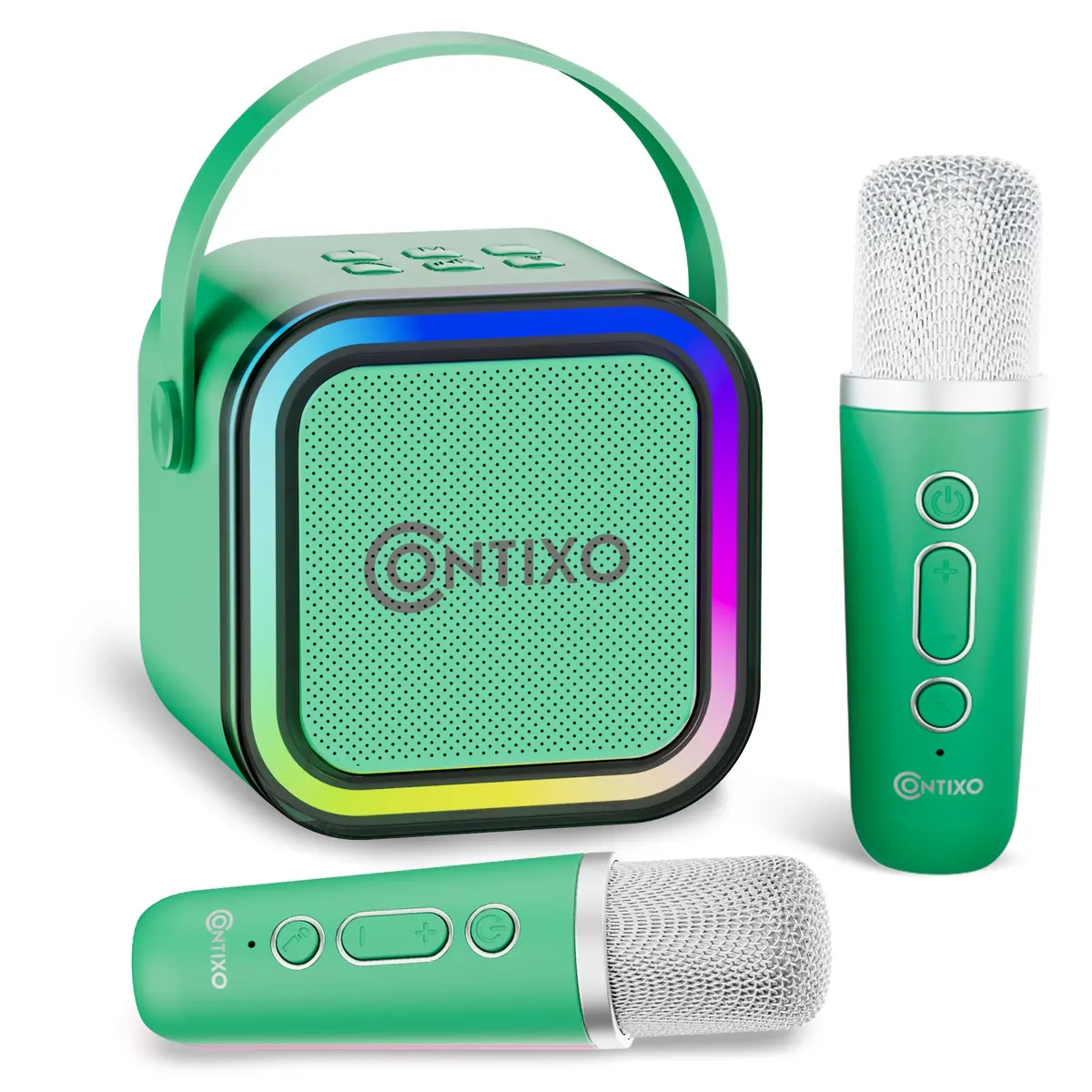 Contixo Mini Karaoke Machine With Bluetooth And Led Effects 1