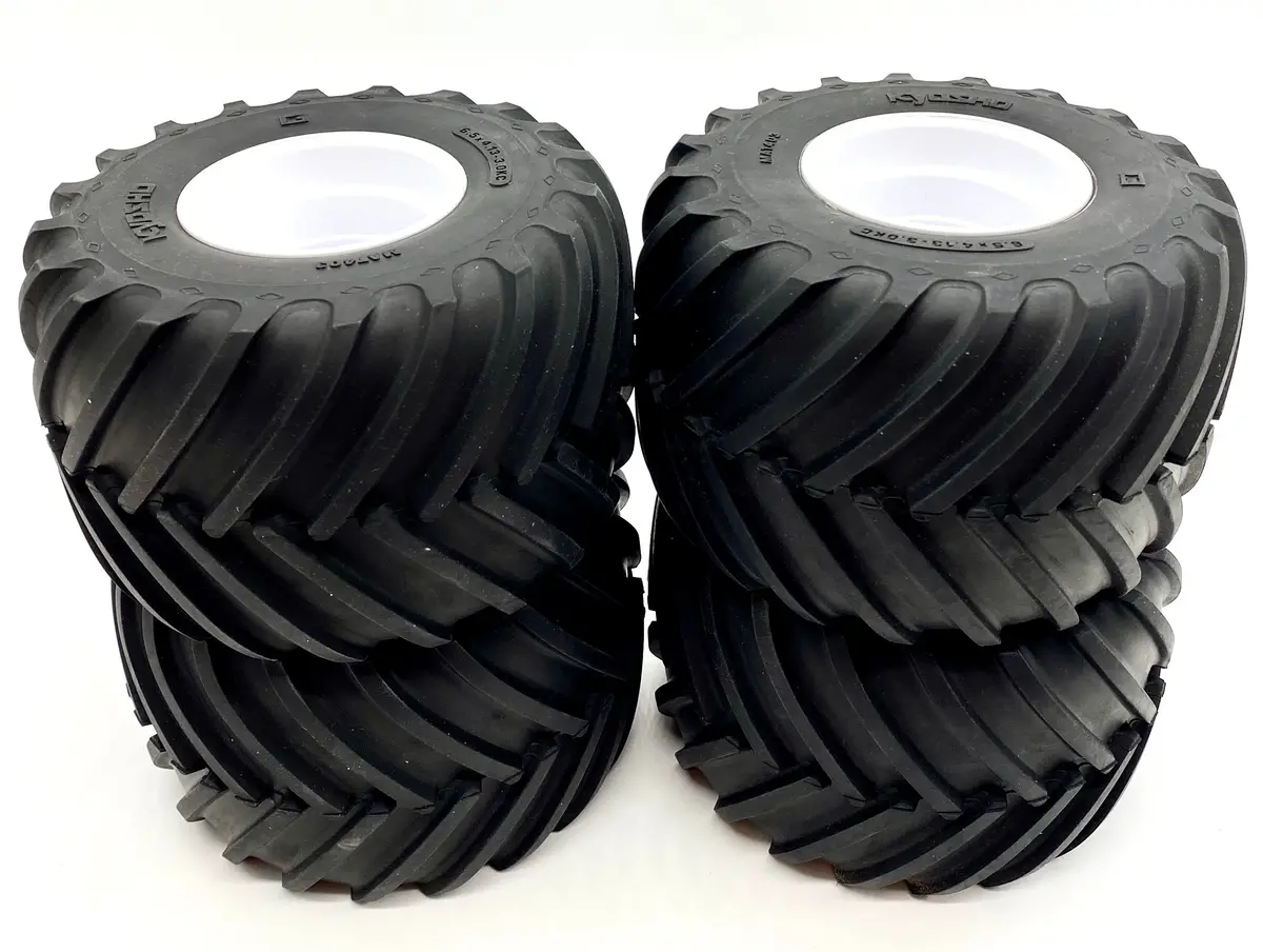 Usa-1 Ve Wheels & Tires Factory Glued Nitro 4 Kyosho Kyo34257 1