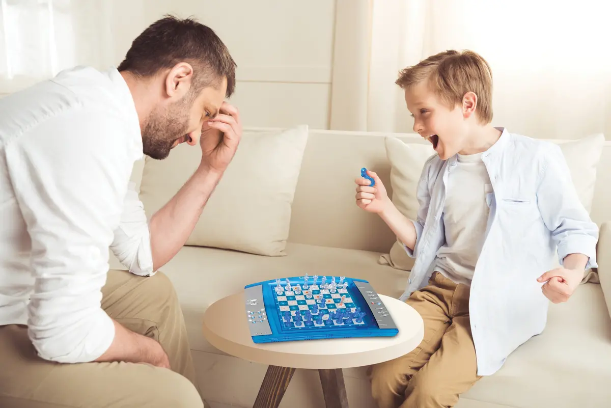 Lexibook Chesslight® Electronic Chess Game With Lights And Transluscent Chess Pieces 1