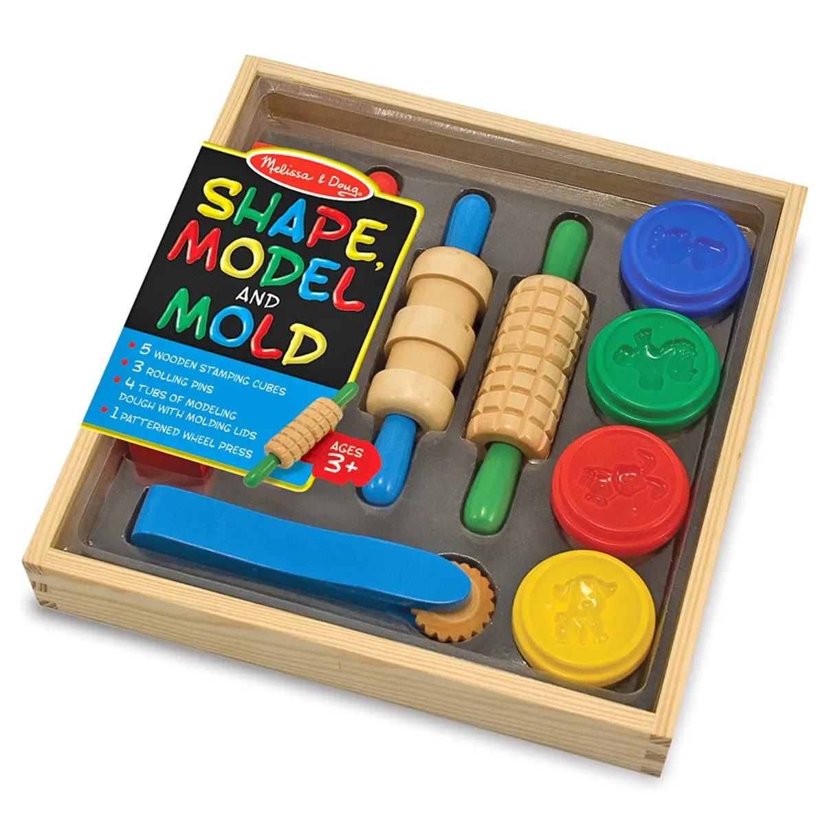 Melissa & Doug Created By Me! Shape, Model & Mold Modeling Dough Kit 1