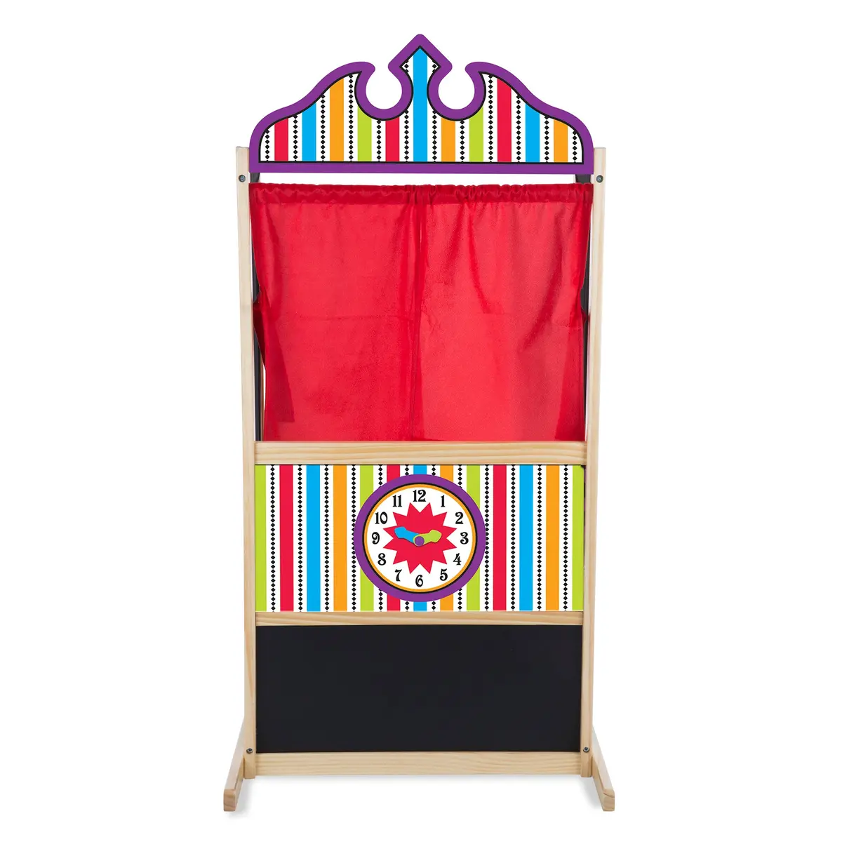 Melissa & Doug Deluxe Wooden Puppet Theater - Imaginative Play Stage 1