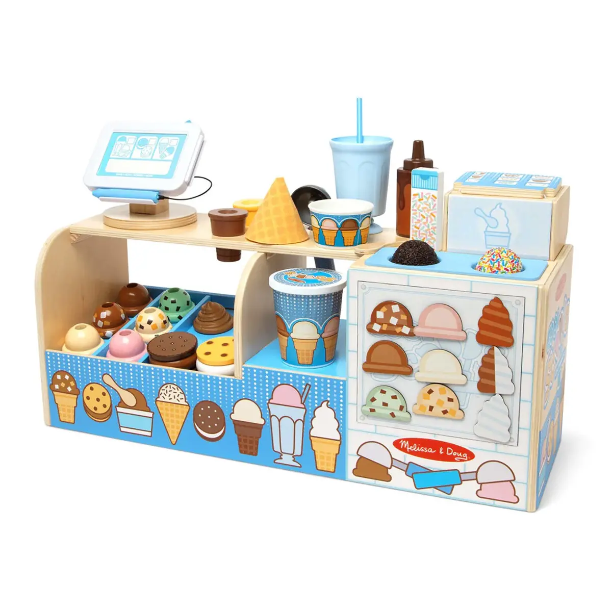 Melissa & Doug Cool Scoops Ice Creamery Playset 1