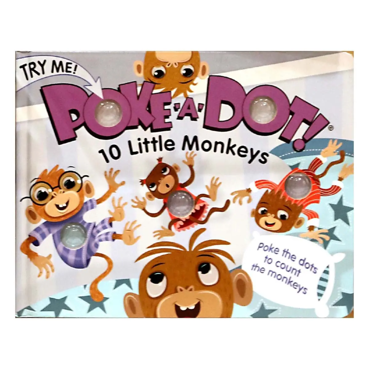 Melissa & Doug Poke-A-Dot! 10 Little Monkeys Interactive Book 1