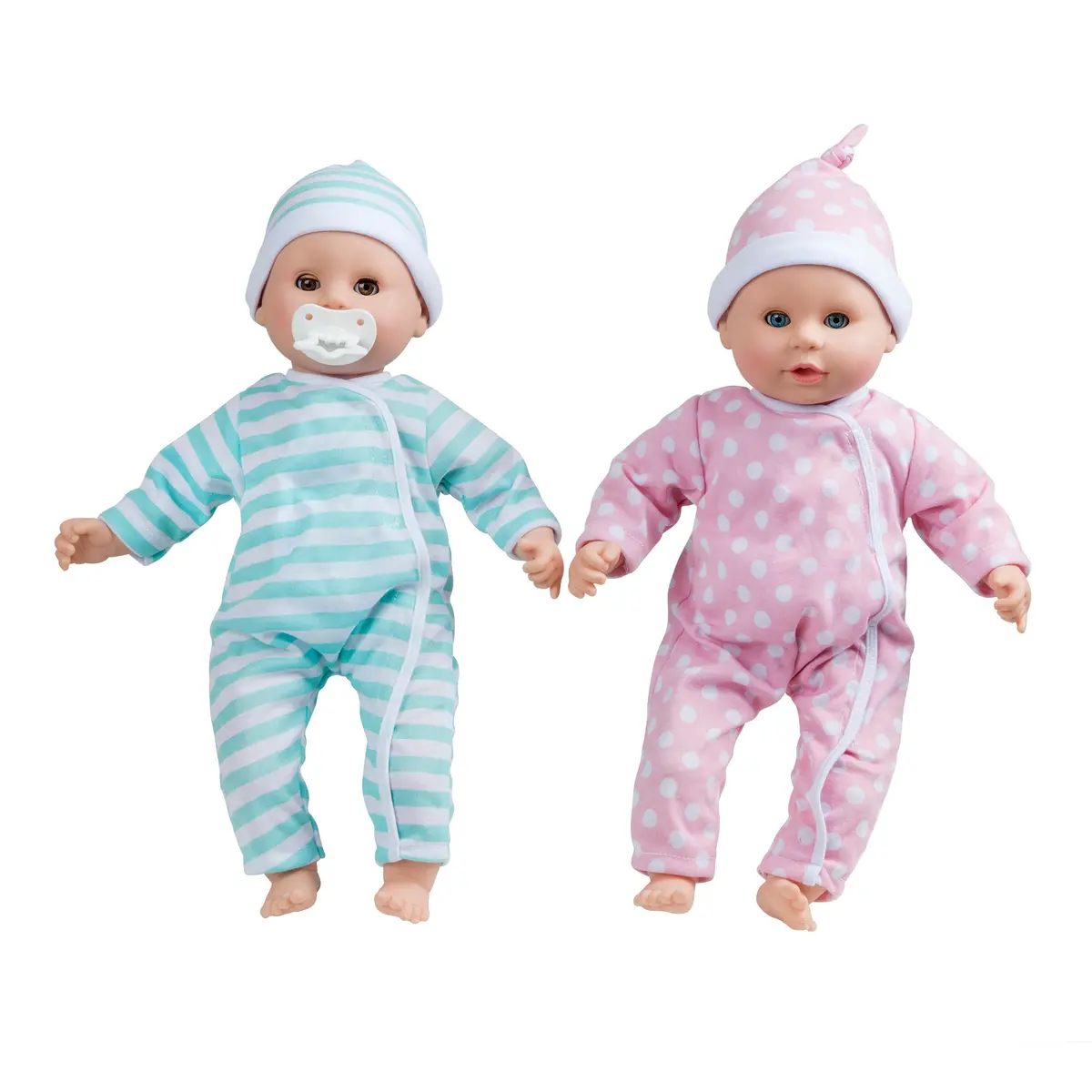 Melissa & Doug Mine To Love Twins Luke & Lucy - 15 Inch Dolls 1
