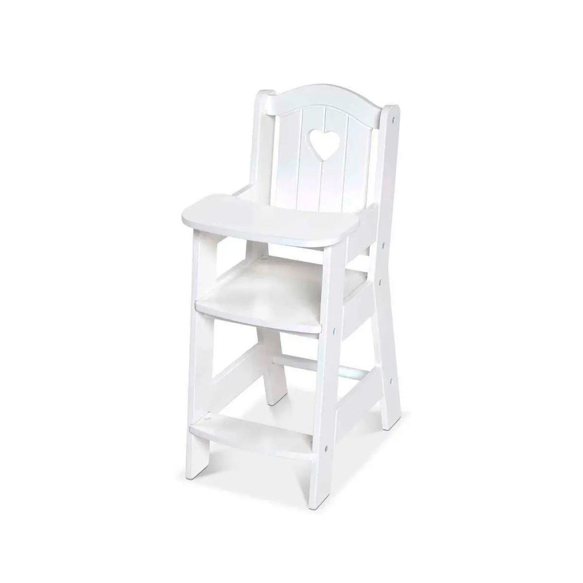 Melissa & Doug Mine To Love White High Chair For Dolls 1