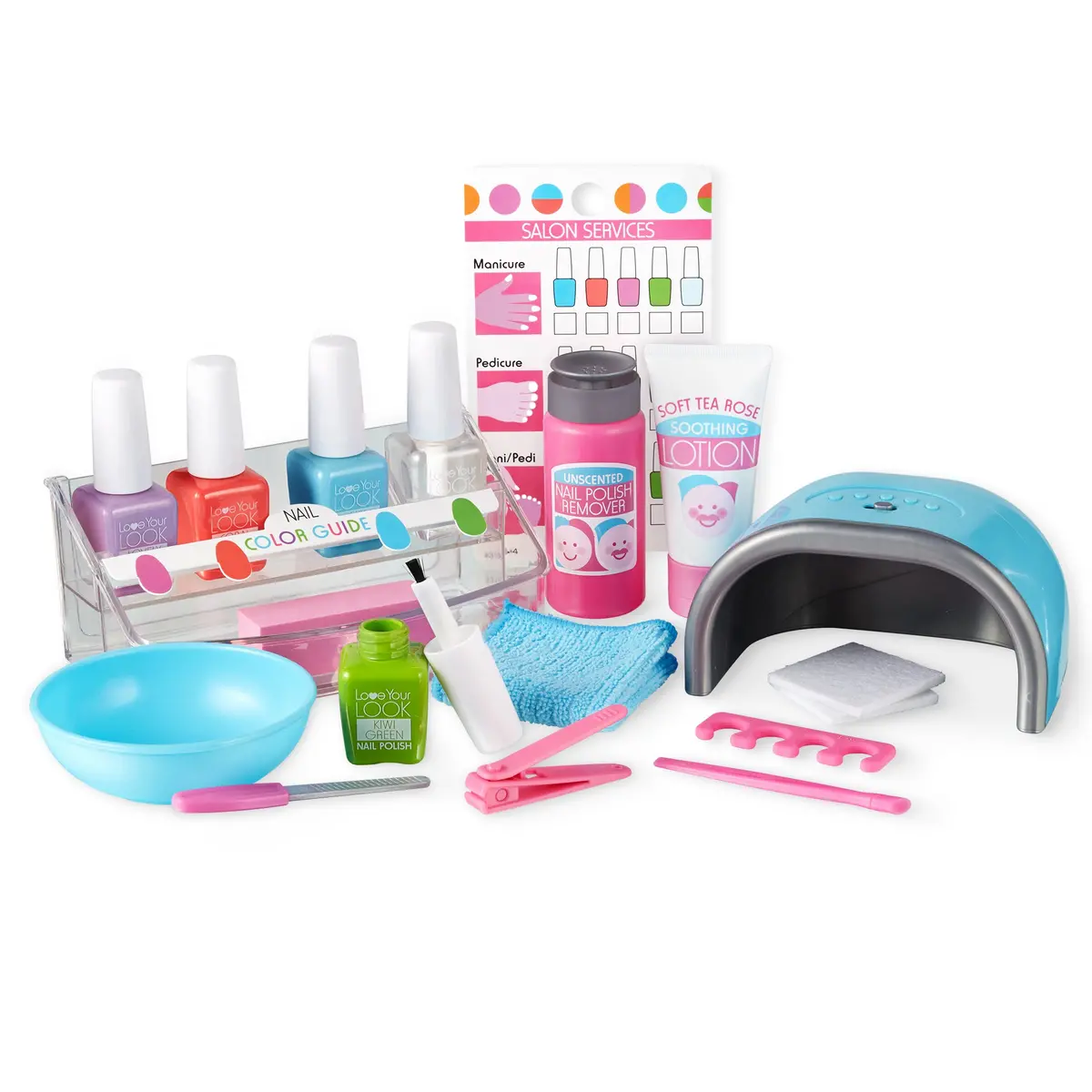 Melissa & Doug 20-Piece Love Your Look Nail Care Play Set 1
