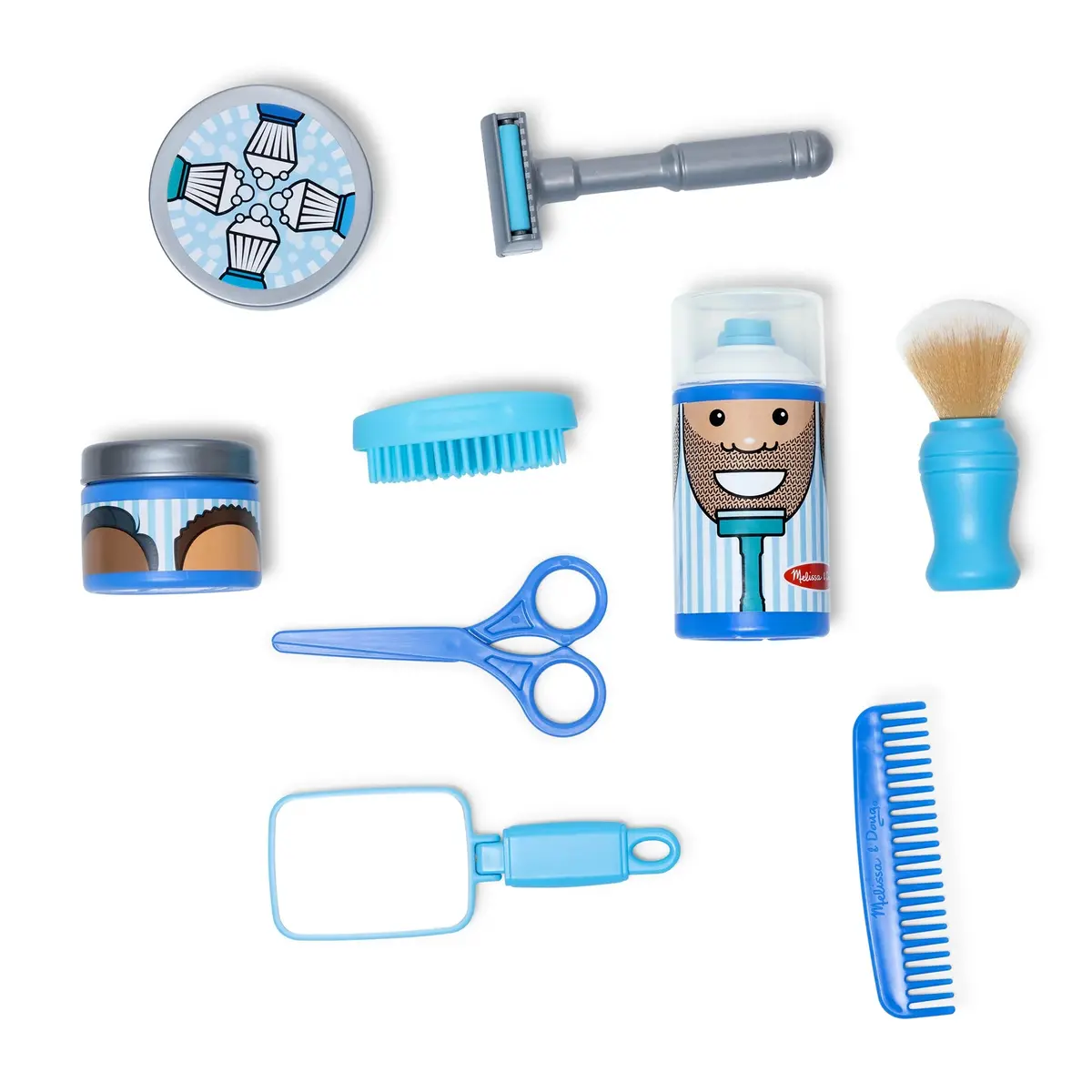Melissa & Doug Barber Shop Play Set - Complete Hair And Beard Care Kit 1