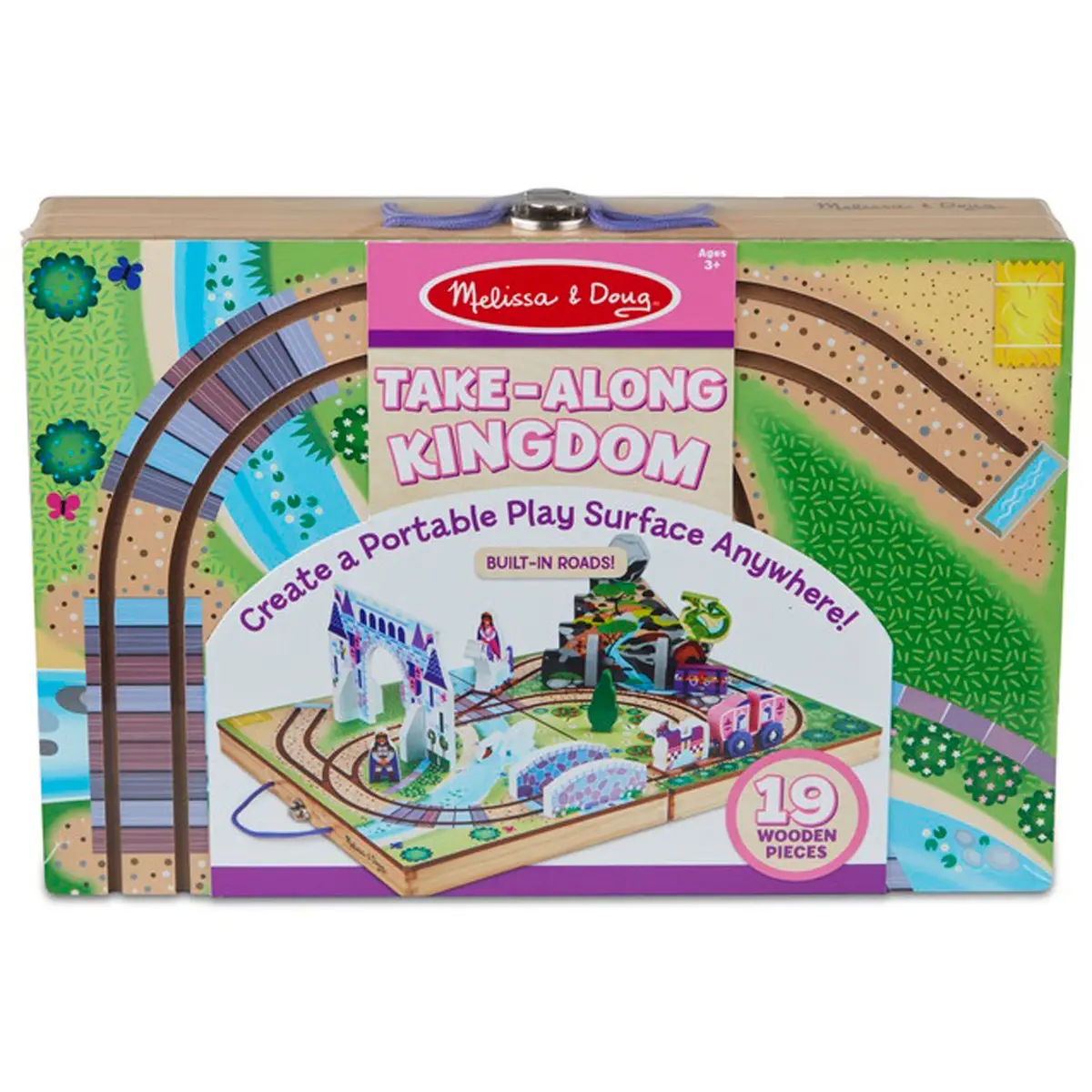 Melissa & Doug Take-Along Kingdom - Portable Royal Playset 1