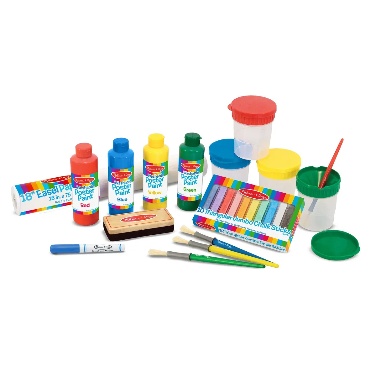 Melissa & Doug Vibrant Art Easel Companion Accessory Set 1