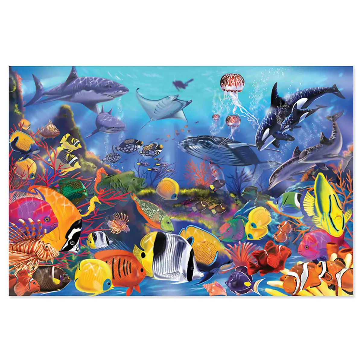 Melissa & Doug Underwater Adventure Floor Puzzle - 48 Pc 1