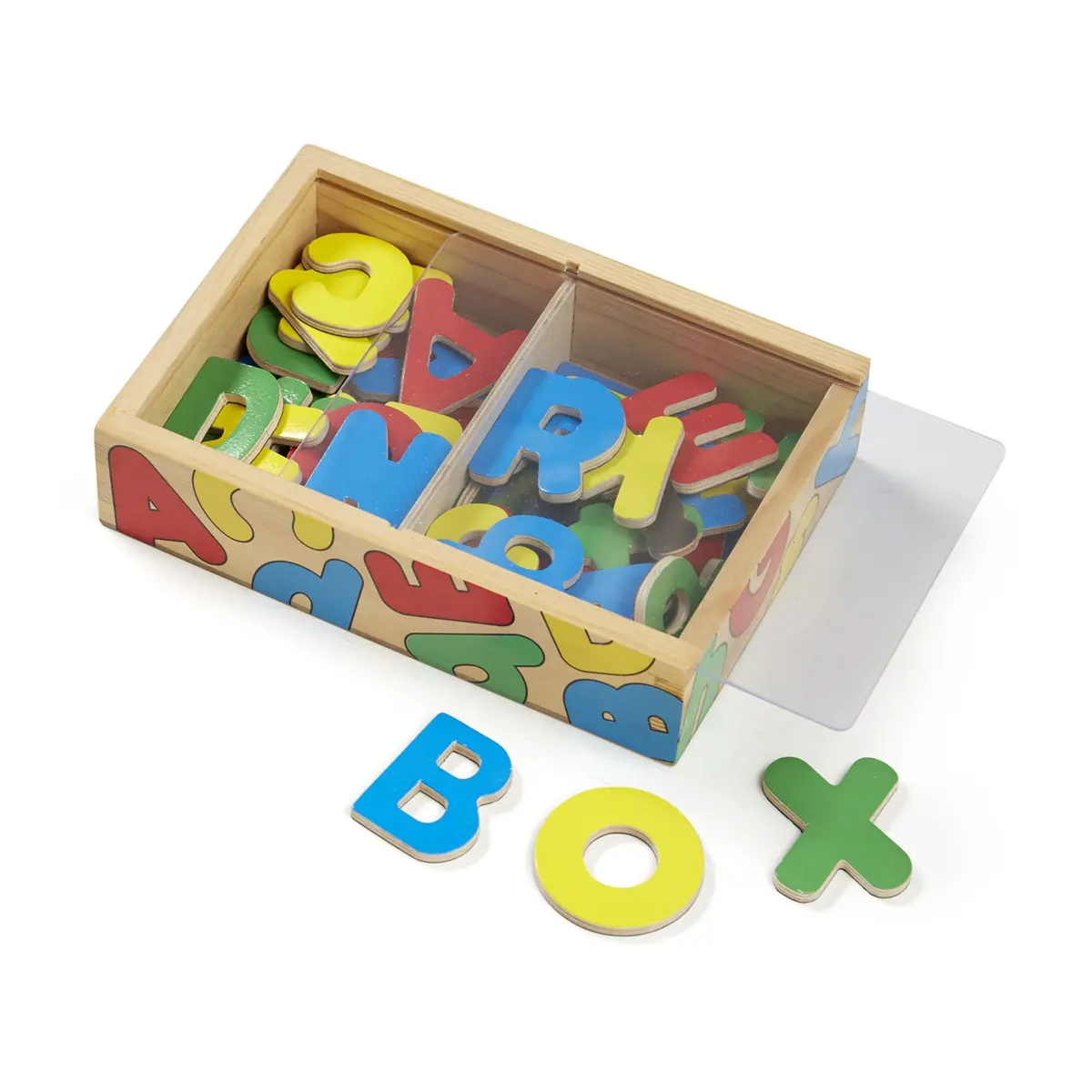 Melissa & Doug Alphabet Adventure - Wooden Magnetic Letters Set 1
