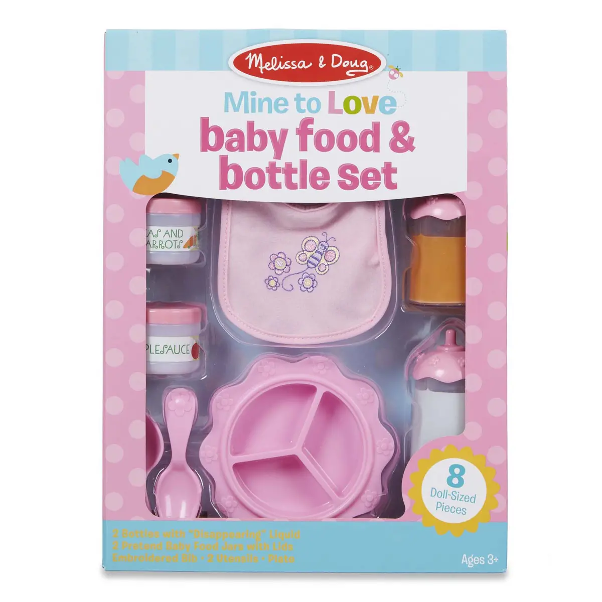 Melissa & Doug Mine To Love Baby Doll Mealtime Playset 1