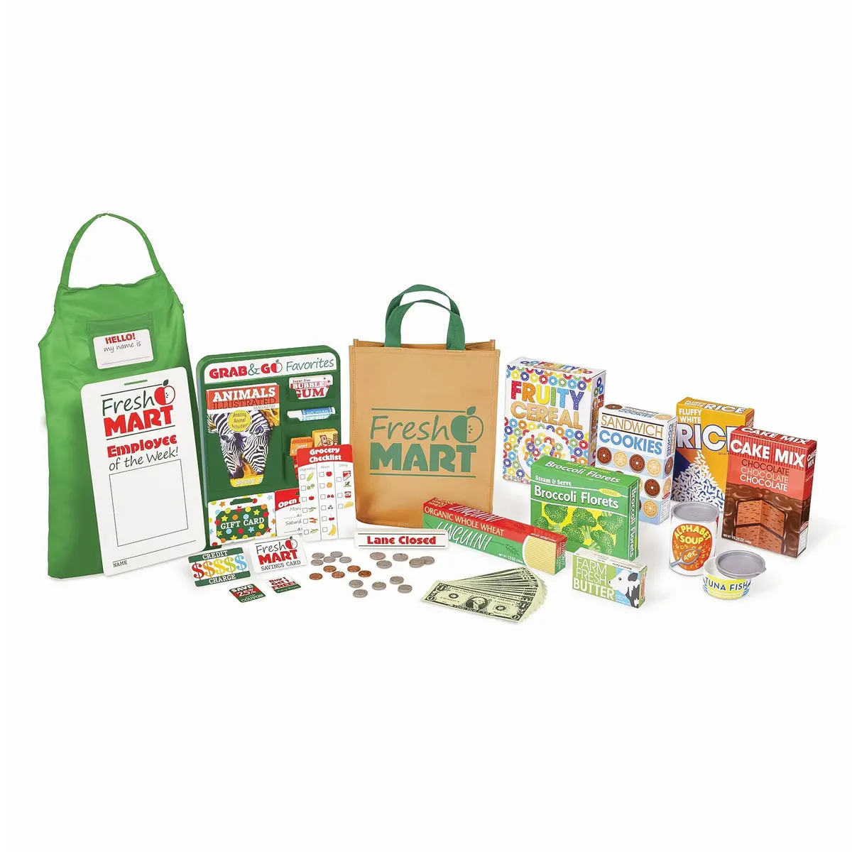 Melissa & Doug Fresh Mart Grocery Store Accessory Set 1
