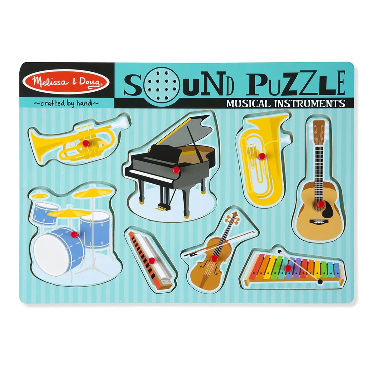 Melissa & Doug Musical Instruments Sound Puzzle - 8 Piece Ensemble 1