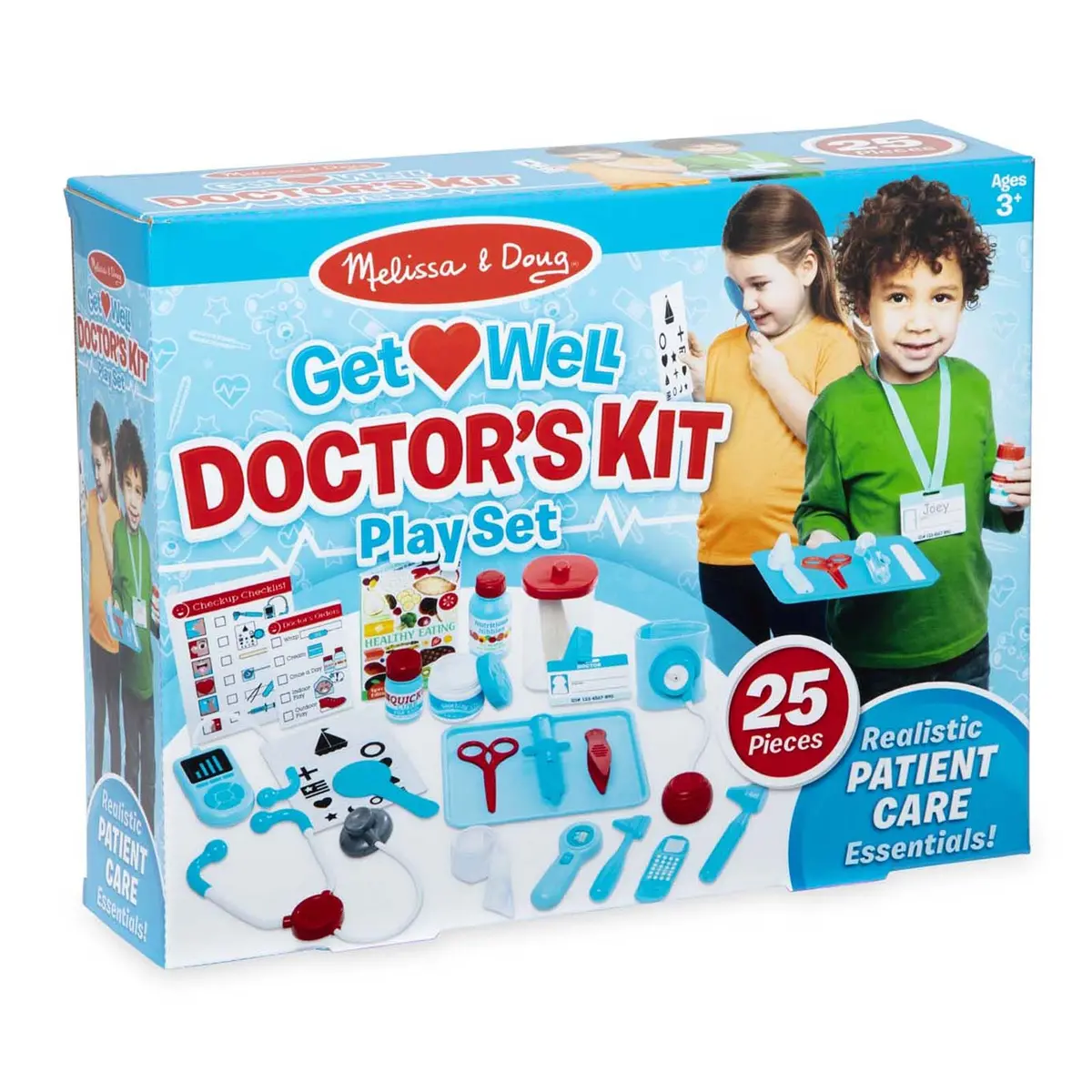 Melissa & Doug 25-Piece Get Well Doctor's Kit Play Set 1