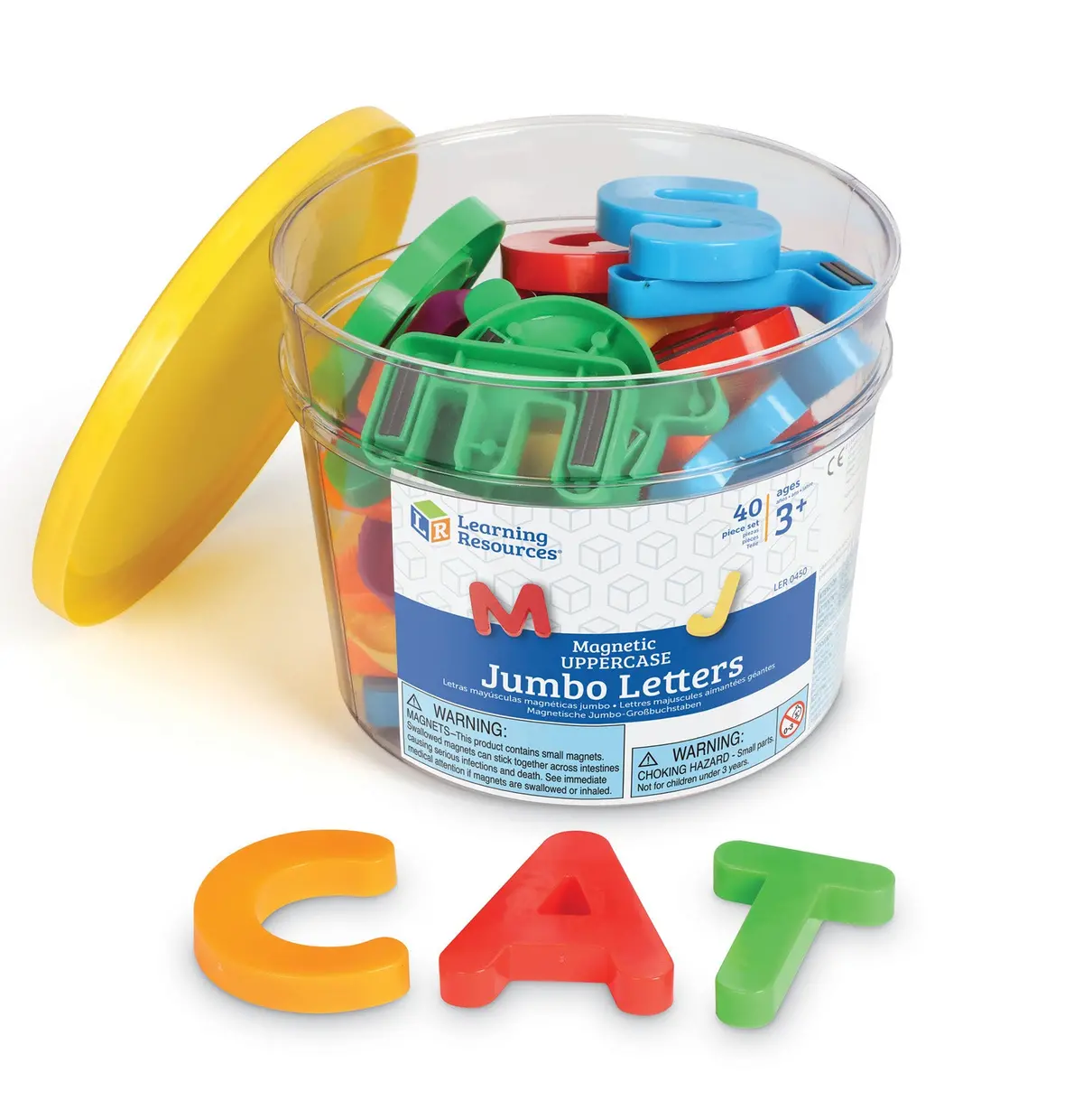 Learning Resources Jumbo Magnetic Uppercase Letters - Brightly Colored 1