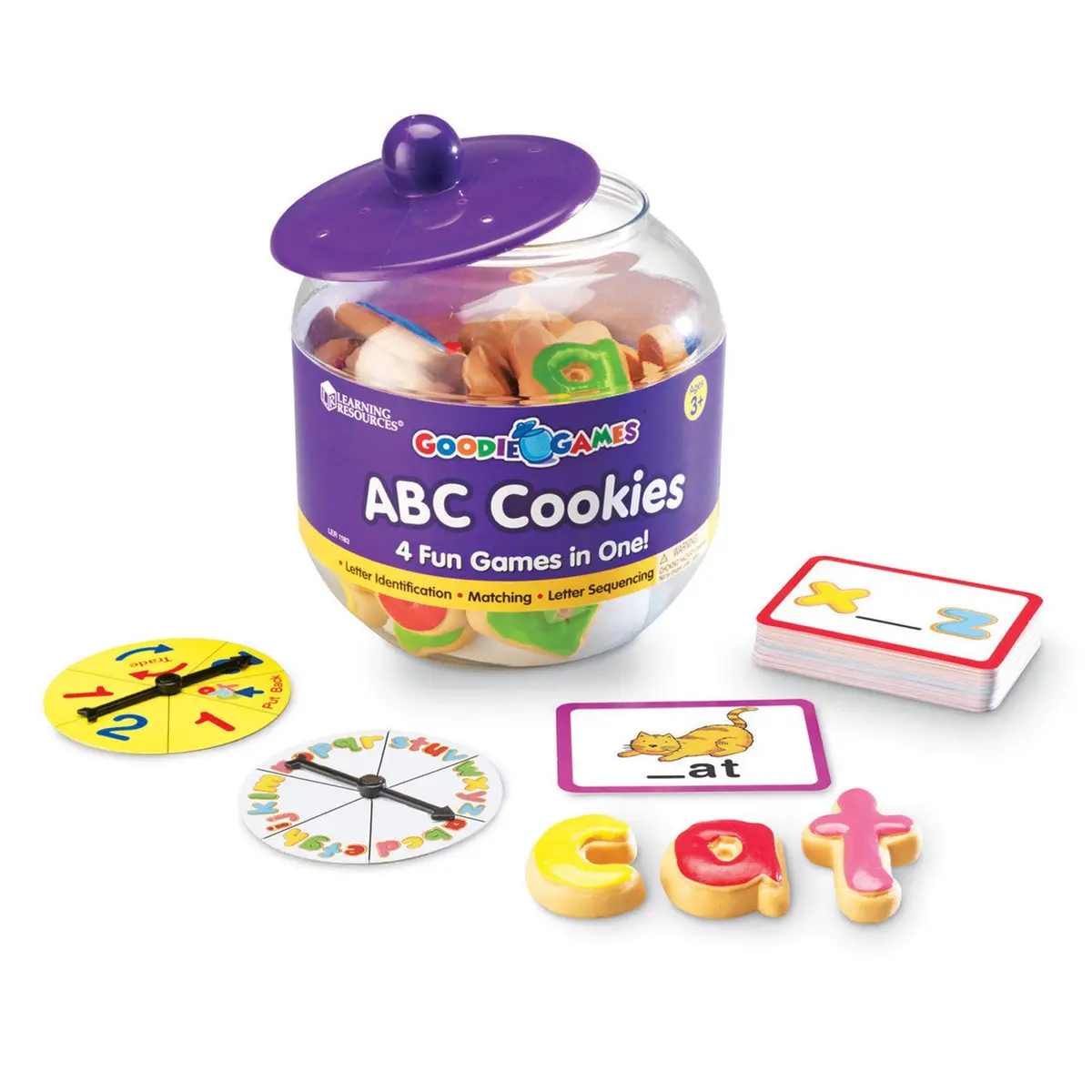 Learning Resources Goodie Games Abc Cookies - Engaging Alphabet Learning Set 1