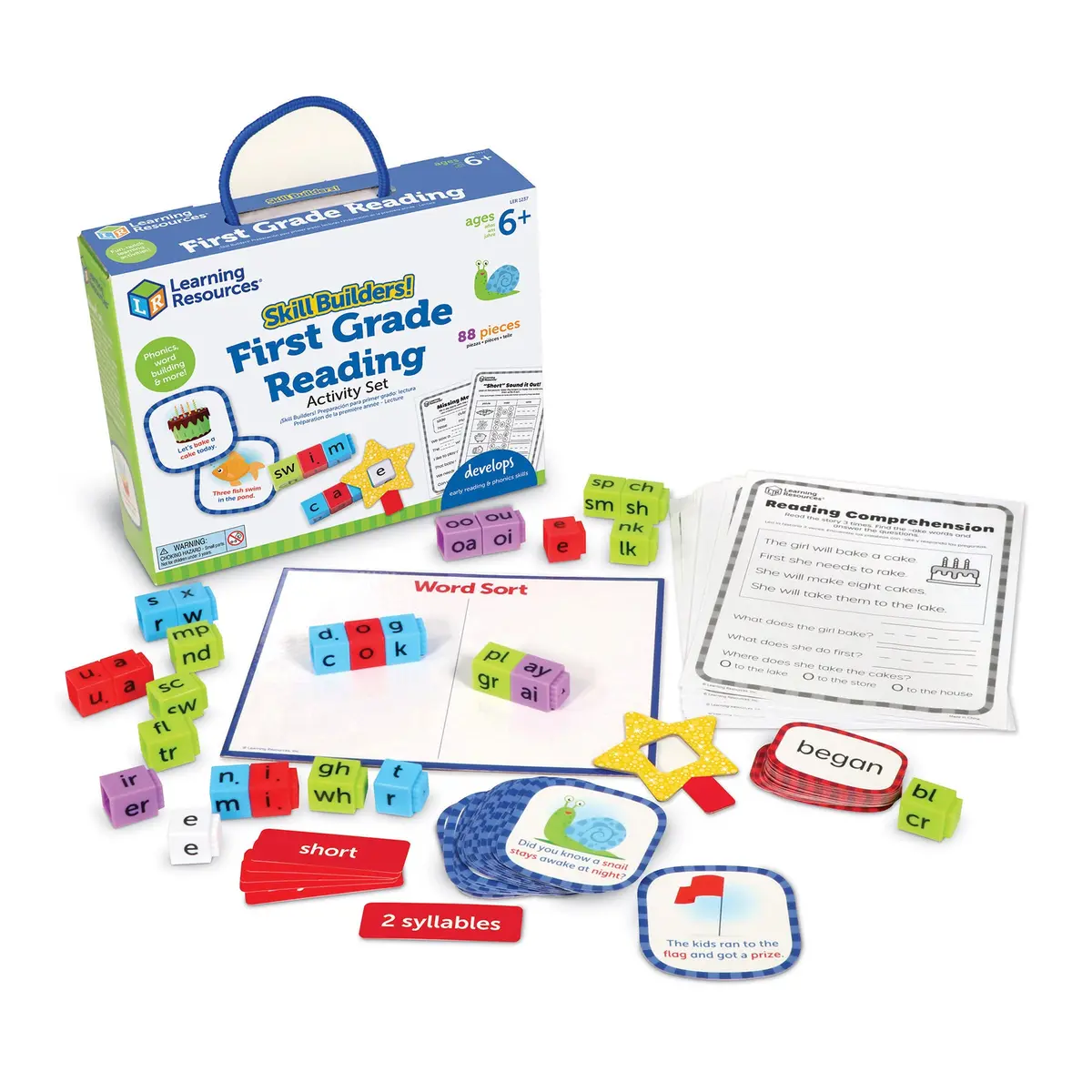 Learning Resources Skill Builders! 1St Grade Reading - Interactive Language Skills Set 1