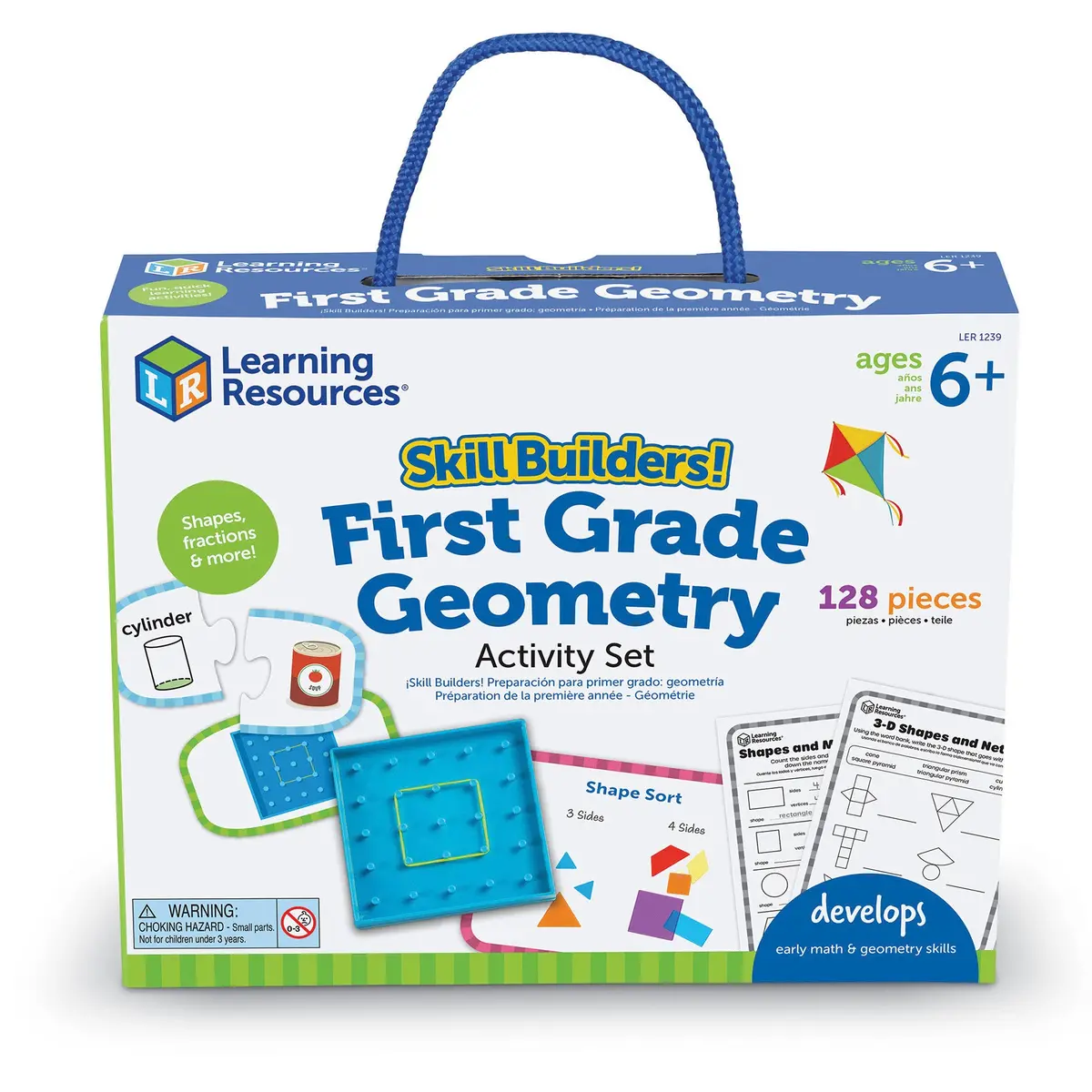 Learning Resources Skill Builders! 1St Grade Geometric Shapes - Math Mastery Set 2