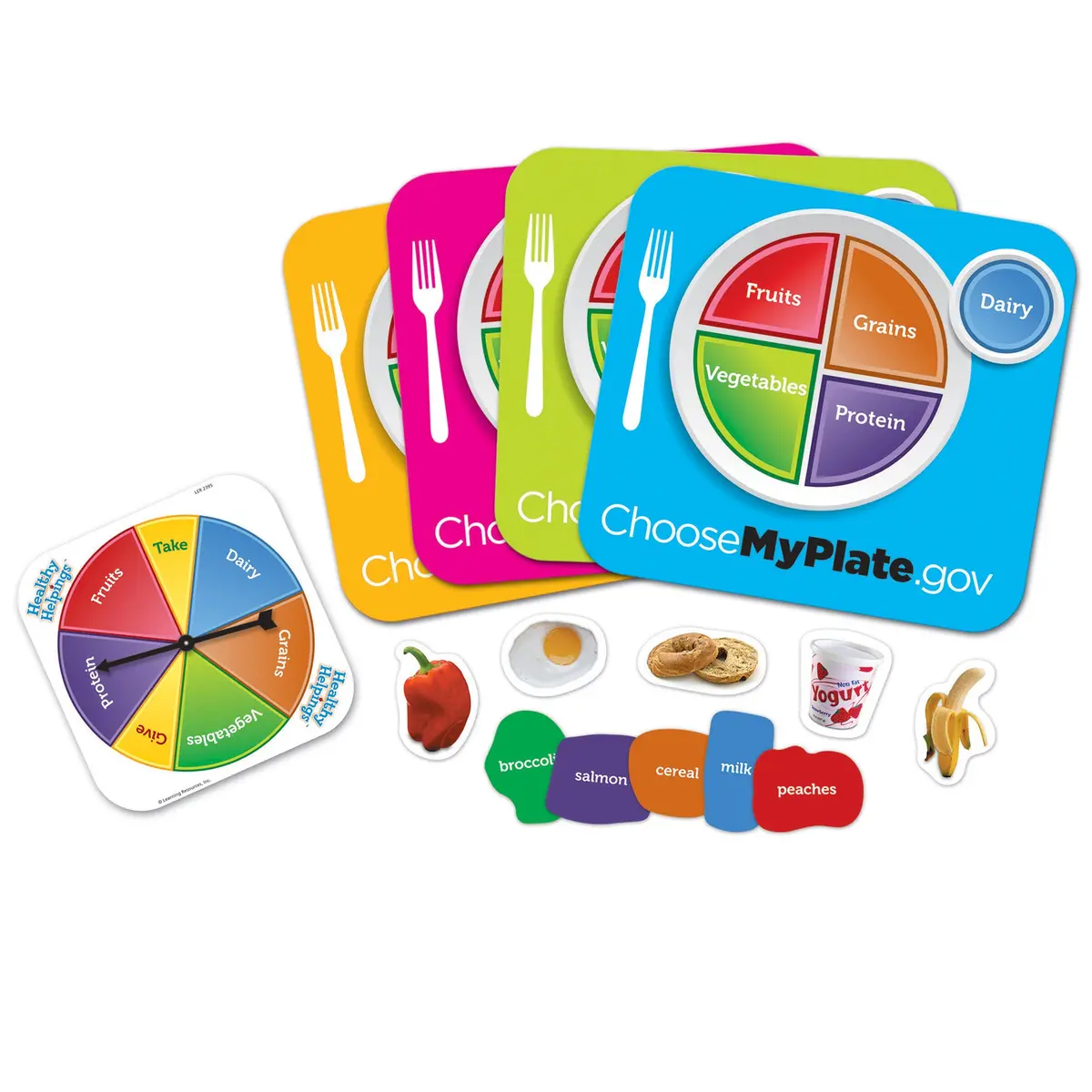 Learning Resources Healthy Helpings Myplate Nutritional Game 1