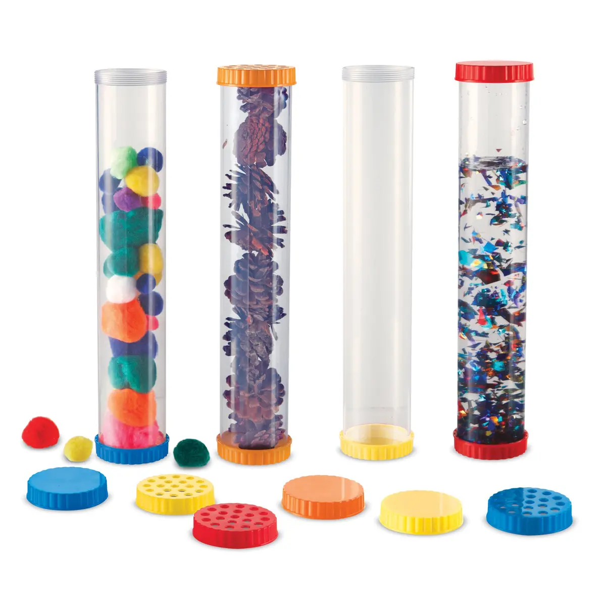 Learning Resources Primary Science Sensory Tubes - Colorful Exploration Set Of 4 1
