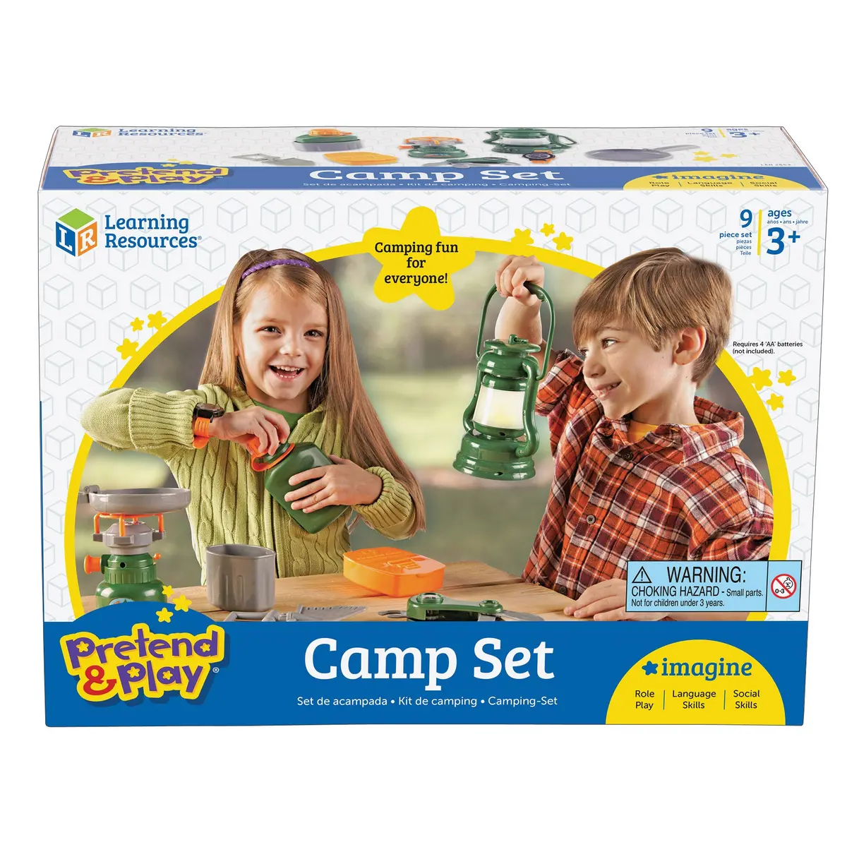 Learning Resources 9-Piece Pretend & Play Camp Set - Adventure Kit 1