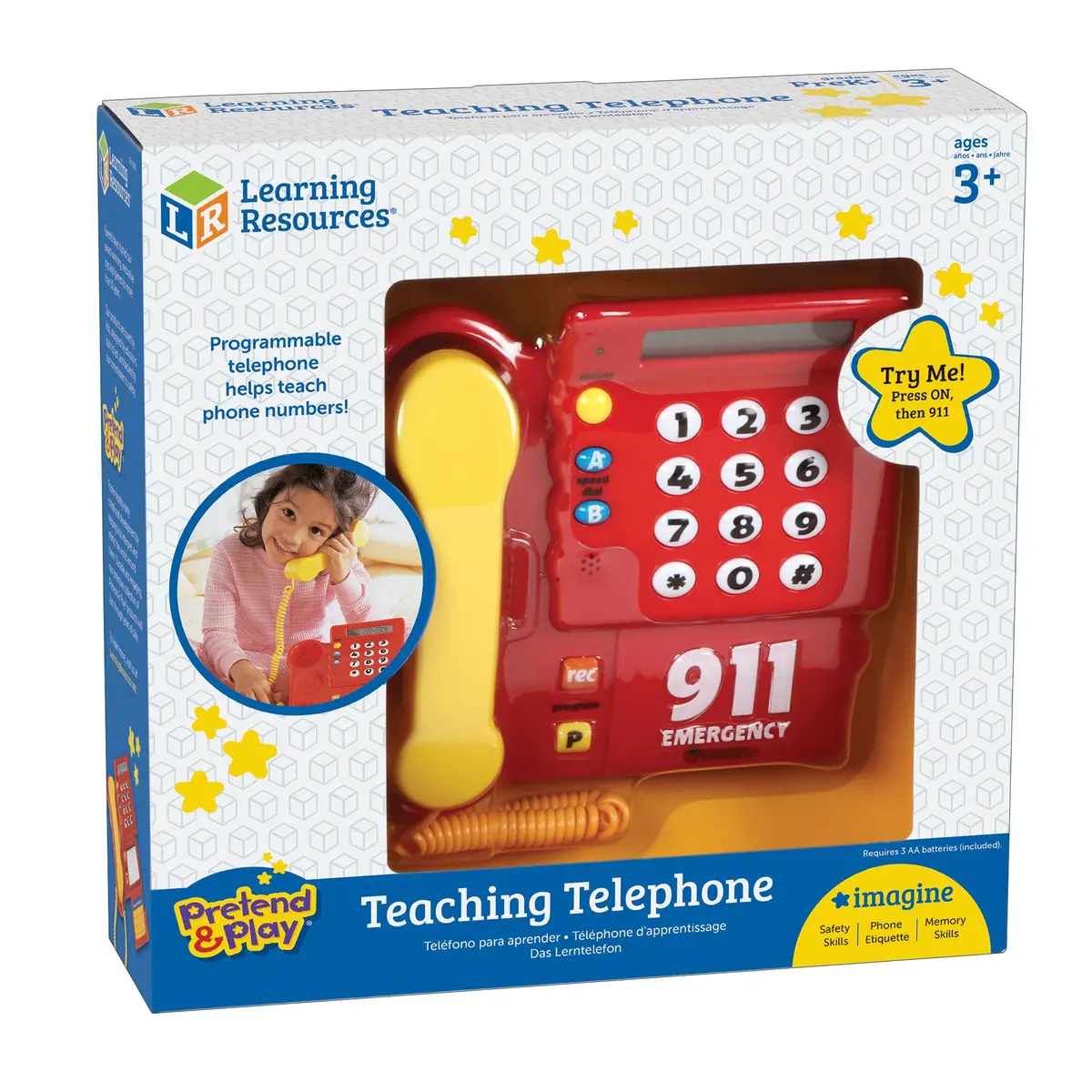 Learning Resources Pretend & Play Teaching Telephone For Kids 1