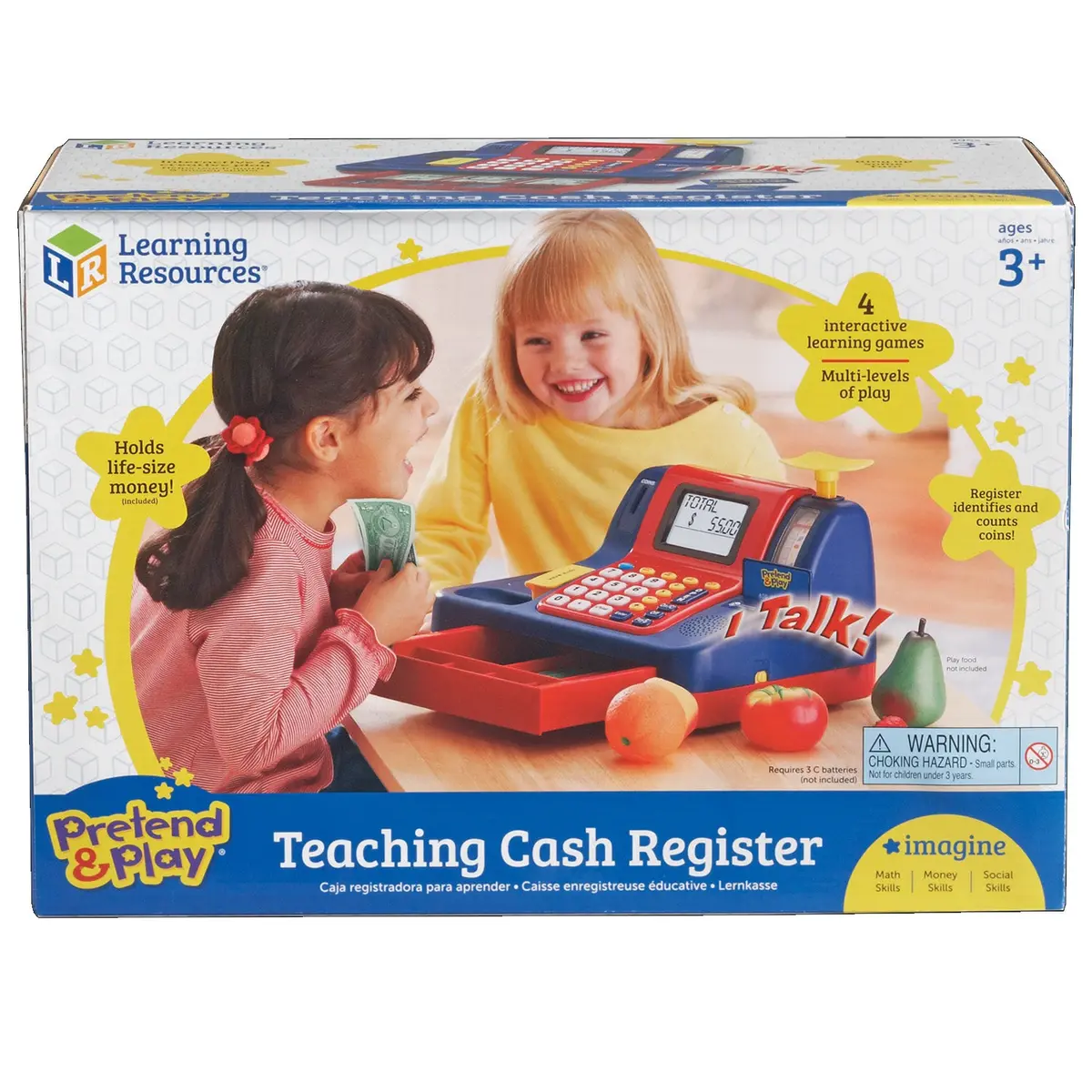 Learning Resources Pretend & Play Teaching Cash Register For Kids 1