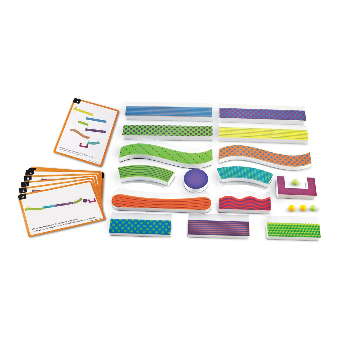 Learning Resources Tumble Trax Magnetic Marble Run - Interactive Stem Toy 1