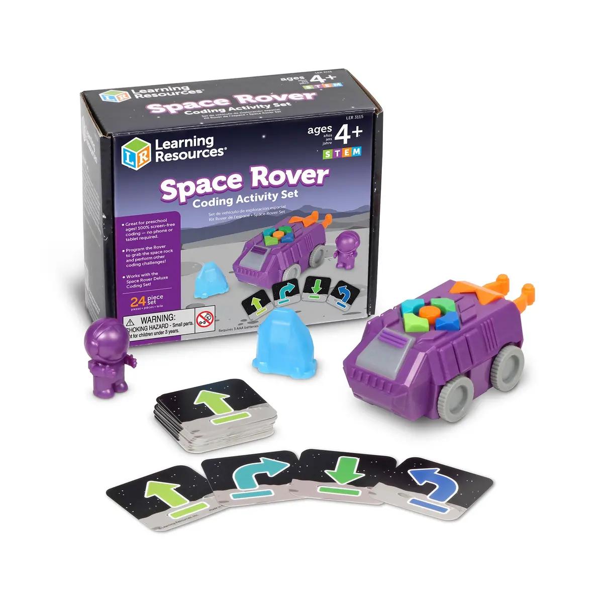 Learning Resources Space Rover Coding Set - Screen-Free Programming Adventure 1