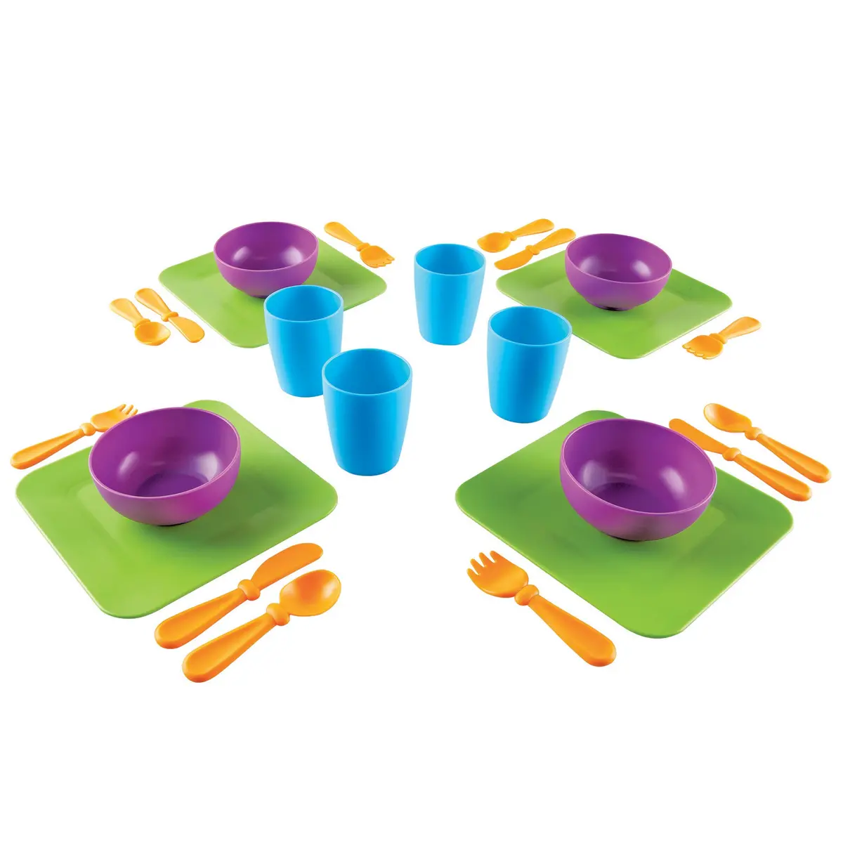 Learning Resources 24-Piece New Sprouts Serve It! Dish Set 1