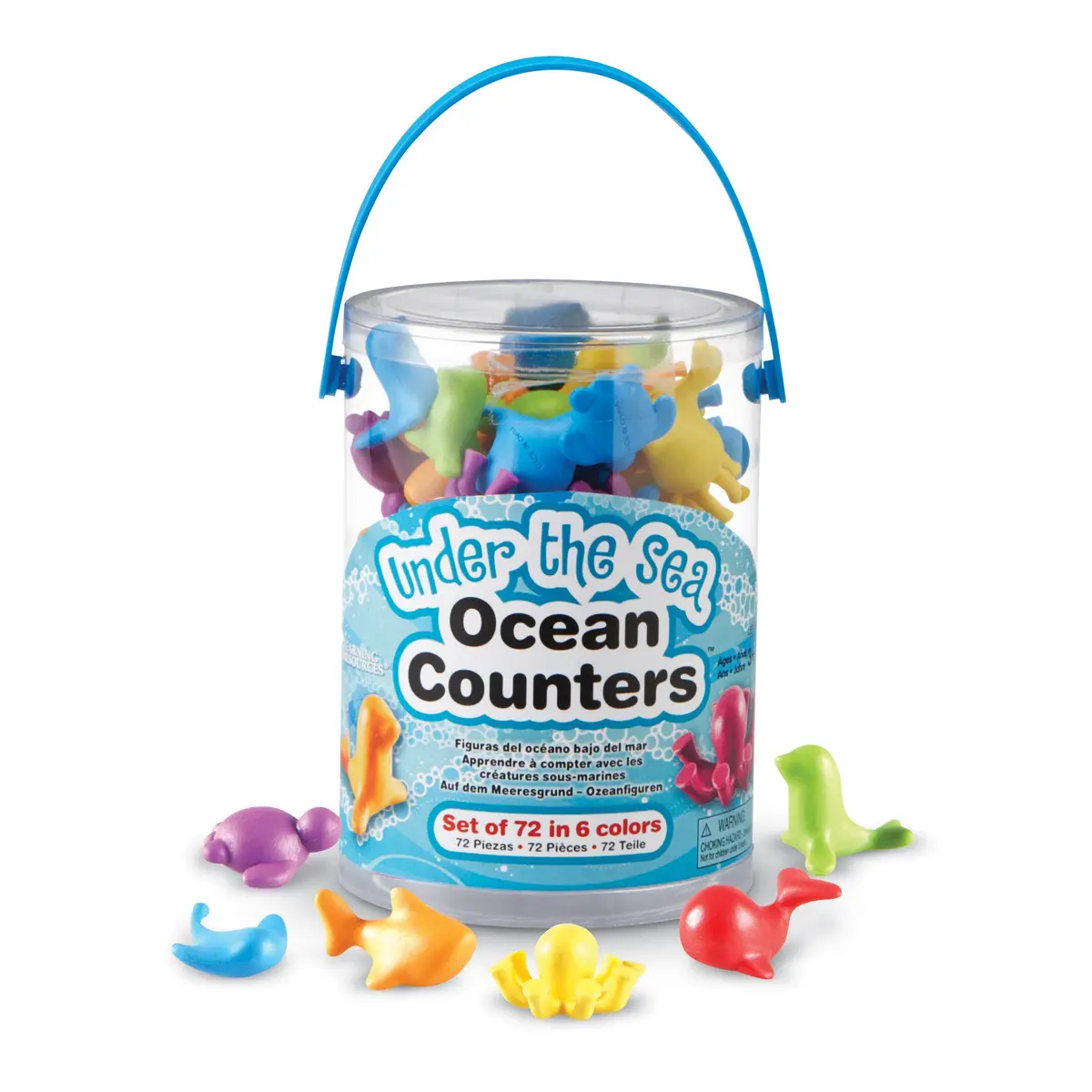 Learning Resources Under The Sea Ocean Counters - Educational Math Toy 1