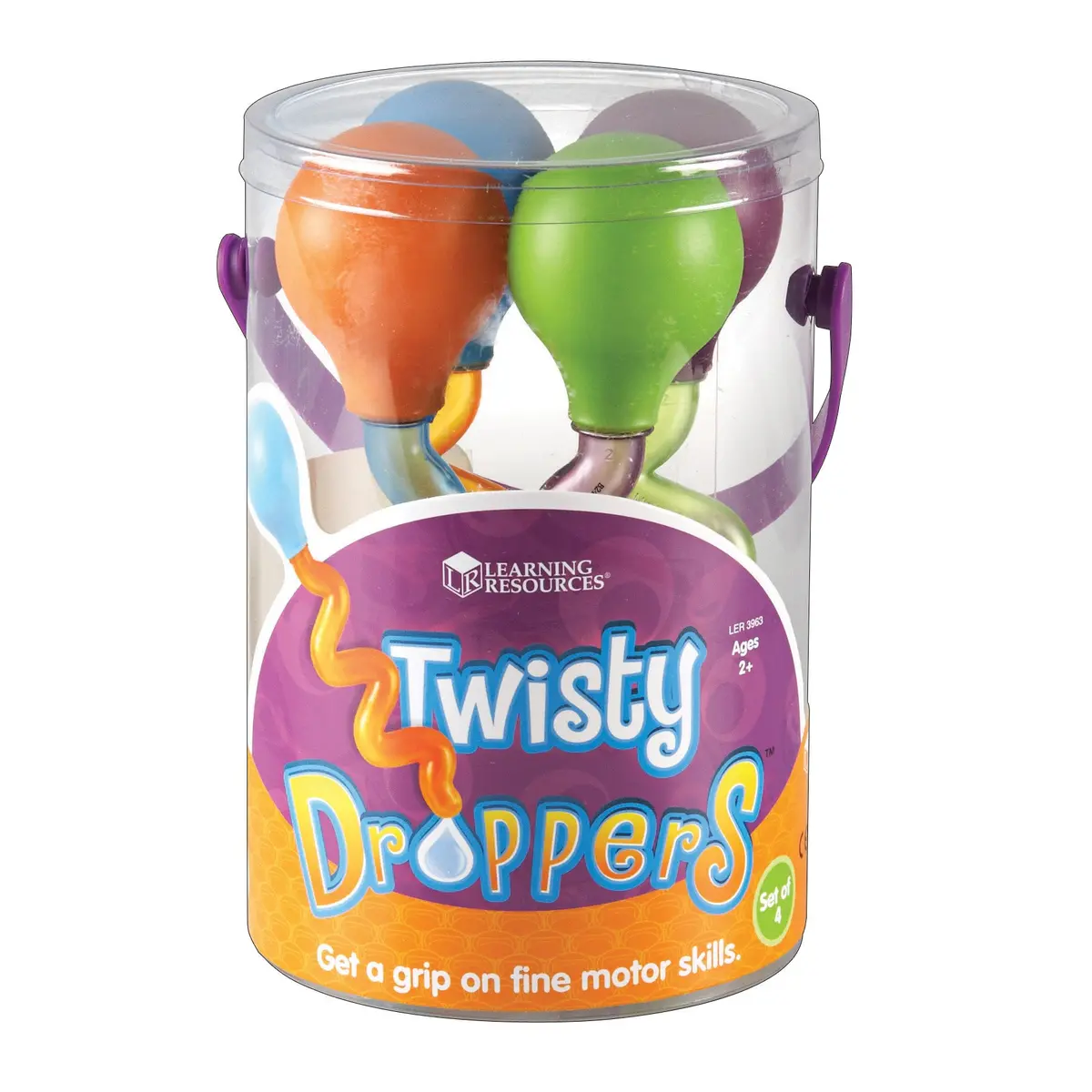 Learning Resources Twisty Droppers - Colorful Water Play Set 1